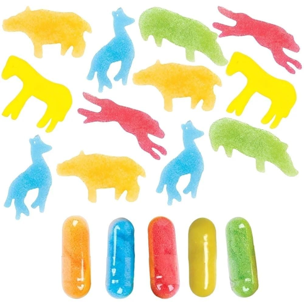 Rhode Island Novelty Magic Growing Animal Capsule, One Dozen per Order