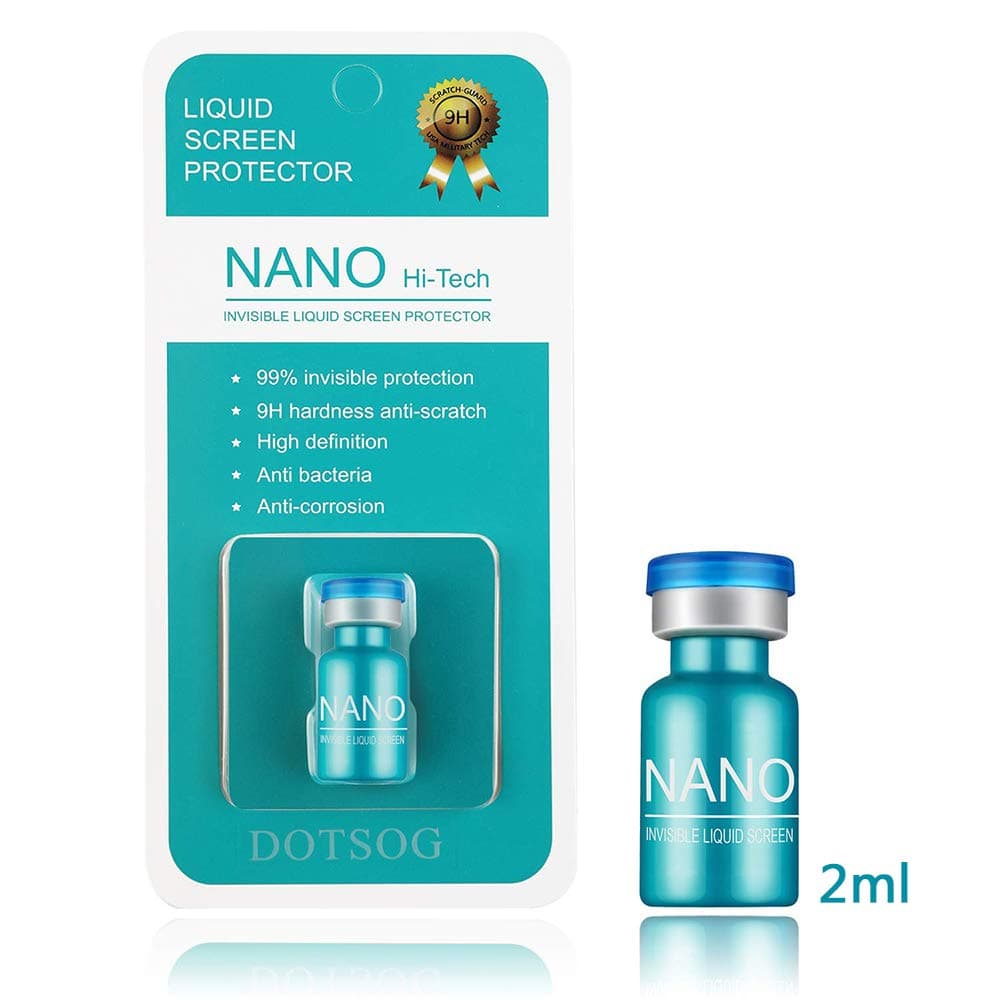 Liquid Nano Screen Protector, Hi-Tech Anti Scratch Liquid Glass Screen Guard Tempered for All Smartphones & Sports Watches & Tablets, Full Cover Sealing…