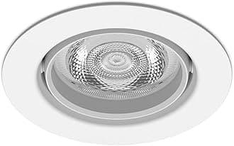 Philips LED Impala Recessed Spot Light 2200-2700K [Warm Glow Dimmable - White] for Indoor Lighting, Bedroom, Bathroom