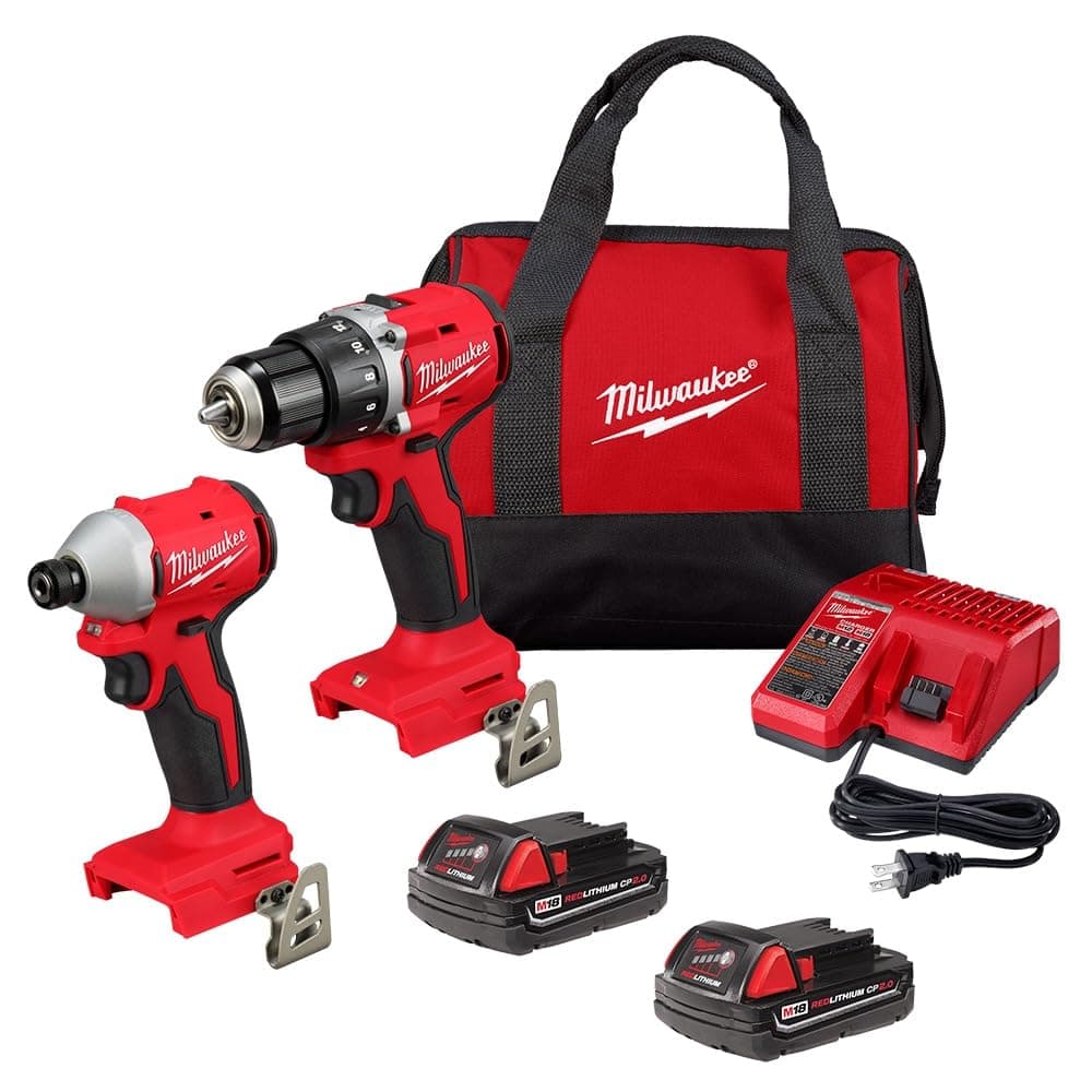 3692-22CT M18 Compact Brushless 2-Tool Combo Kit: Drill Driver/Impact Driver (New Gen Kit)