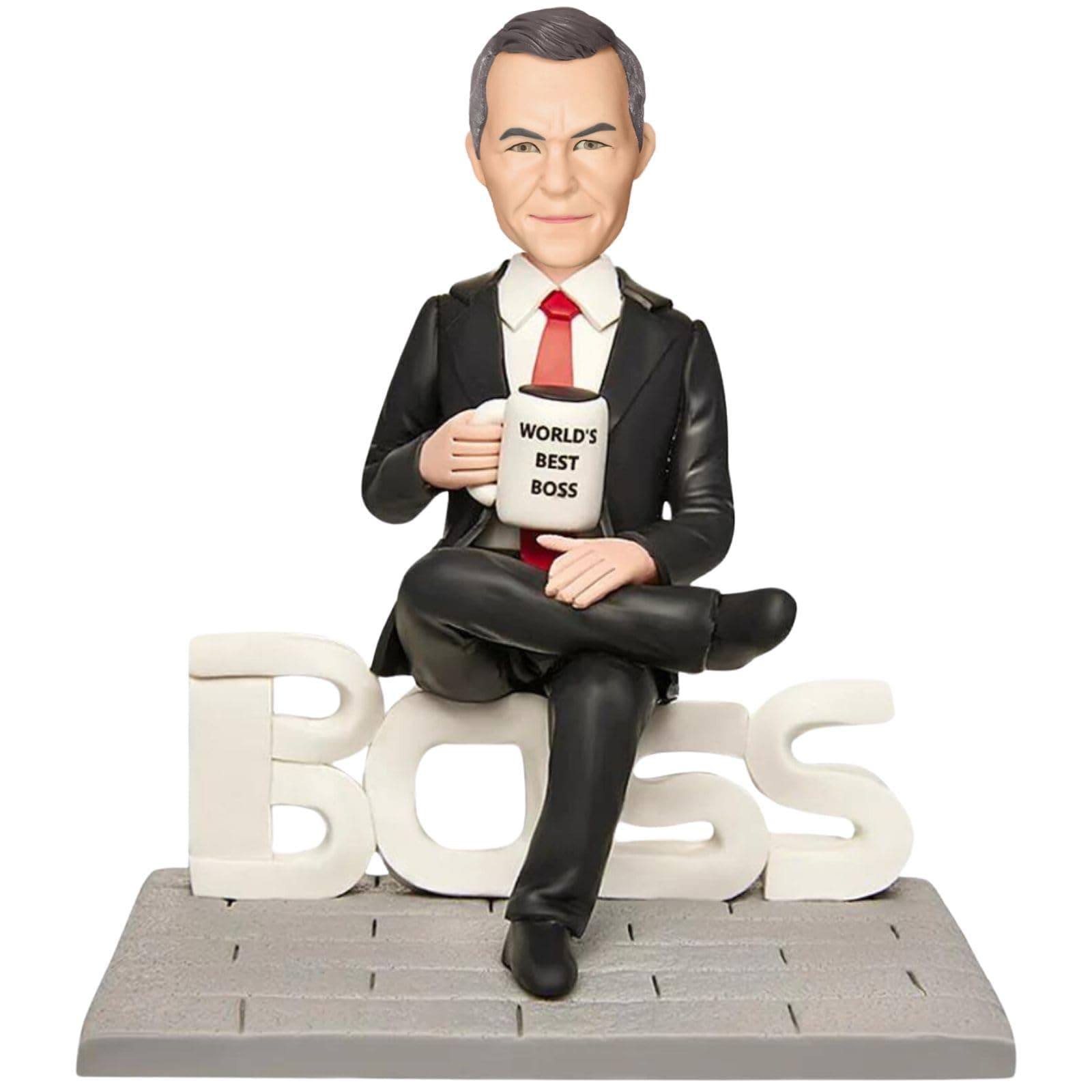 Novela Custom Bobbleheads Boss Man Figures Personalized, Handmade Customized Bobble Head Figurine Sculpture from Picture, High Similarity, Fun&Unique Gift