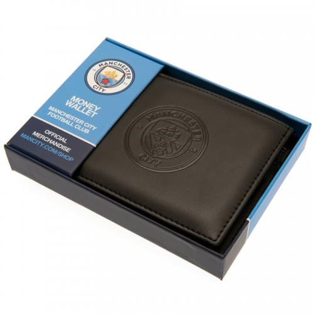MANCHESTER CITYLeather Wallet, Black, M, Classic