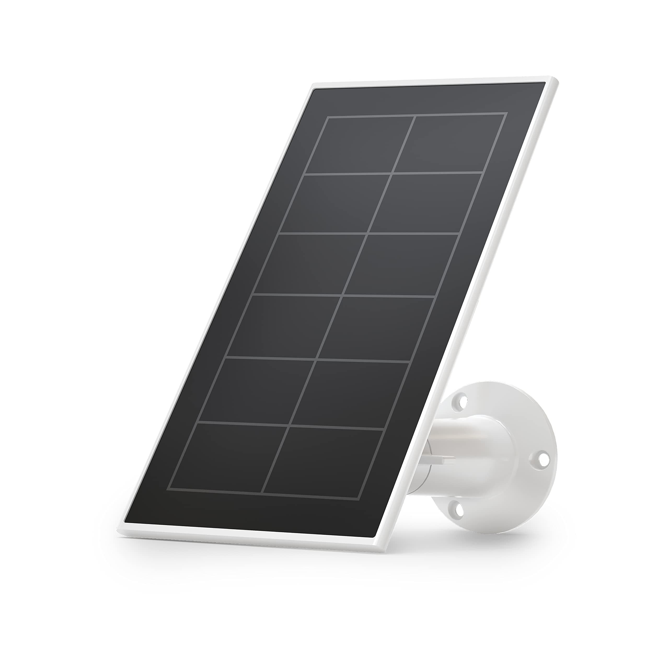 Solar Panel Charger (2021 Released) - Certified Accessory - Works with Arlo Pro 5S 2K, Pro 4, Pro 3, Floodlight, Ultra 2, and Ultra Cameras, Weather Resistant, Easy Install, White