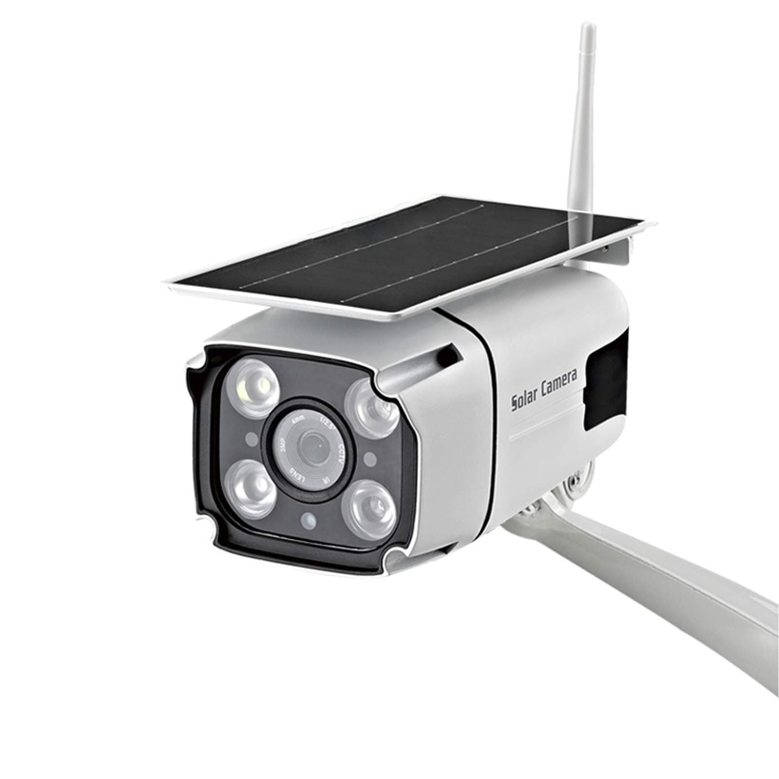 Solar Powered Security Camera, SDETER 1080P Wireless WiFi Battery Cameras, Radar Motion Detection Night Vision IP CCTV Outdoor Cam with Removable Solar Panel (Solar Outdoor Camera)