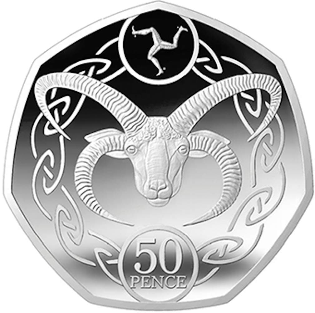 2020 Loaghtan Ram 50p coin - Uncirculated