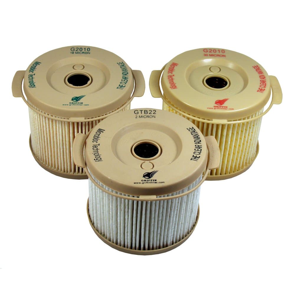 Griffin GTB22-30 Turbine Series 30 Micron Replacement Elements - Case of 12 Elements