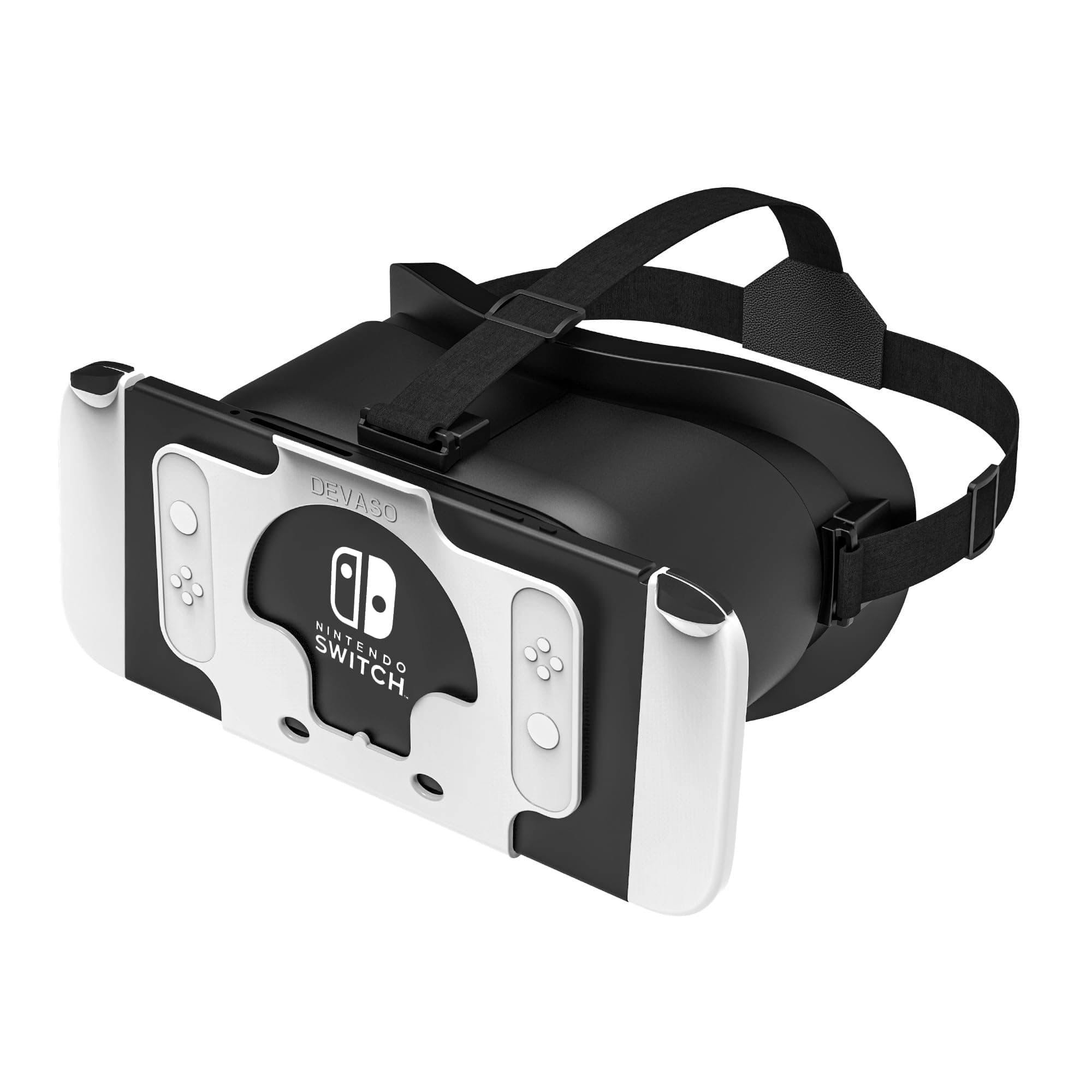 DEVASO Upgraded VR Headset for Nintendo Switch & Switch OLED Model, Switch Virtual Reality Glasses with Adjustable HD Lenses and Comfortable Head Strap, Labo Goggles Accessories, Cool Stuff for Boys