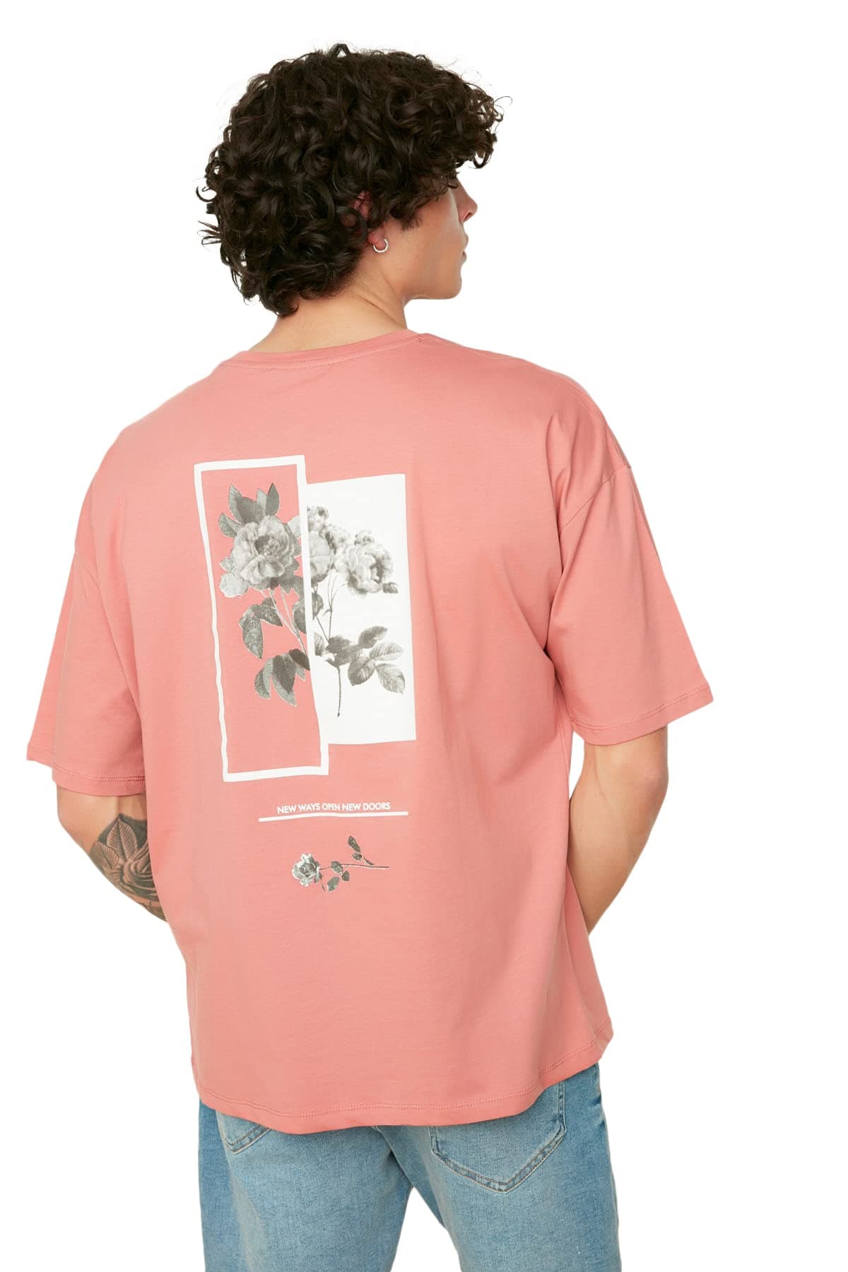 Trendyol Man Young Oversize Basic Crew Neck Knit T-Shirt