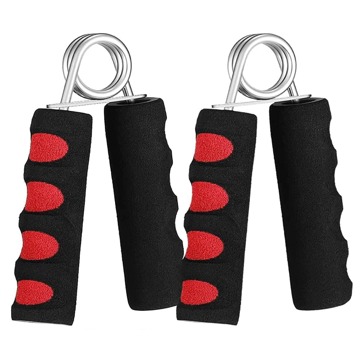 BOOMIBOO 2 Pack Handle Holder, Finger Clamp, Hand Soft Foam Manual Exerciser - Rapid Increase of Wrist, Forearm and Finger Strength Exercise Equipment