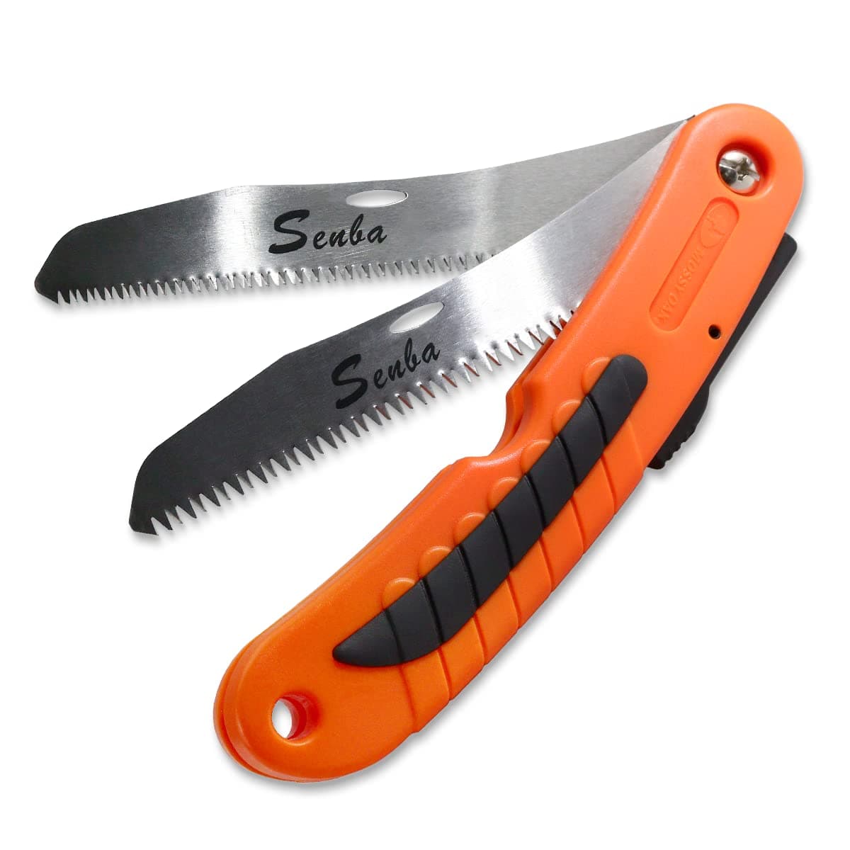 Folding Hand Pruning Saw Double Blade Camping Saw Garden Tree Wood Pruning Saw with Safety Lock Perfect Hand Saw with Non-slip Handle for Garden Work Camping Hiking