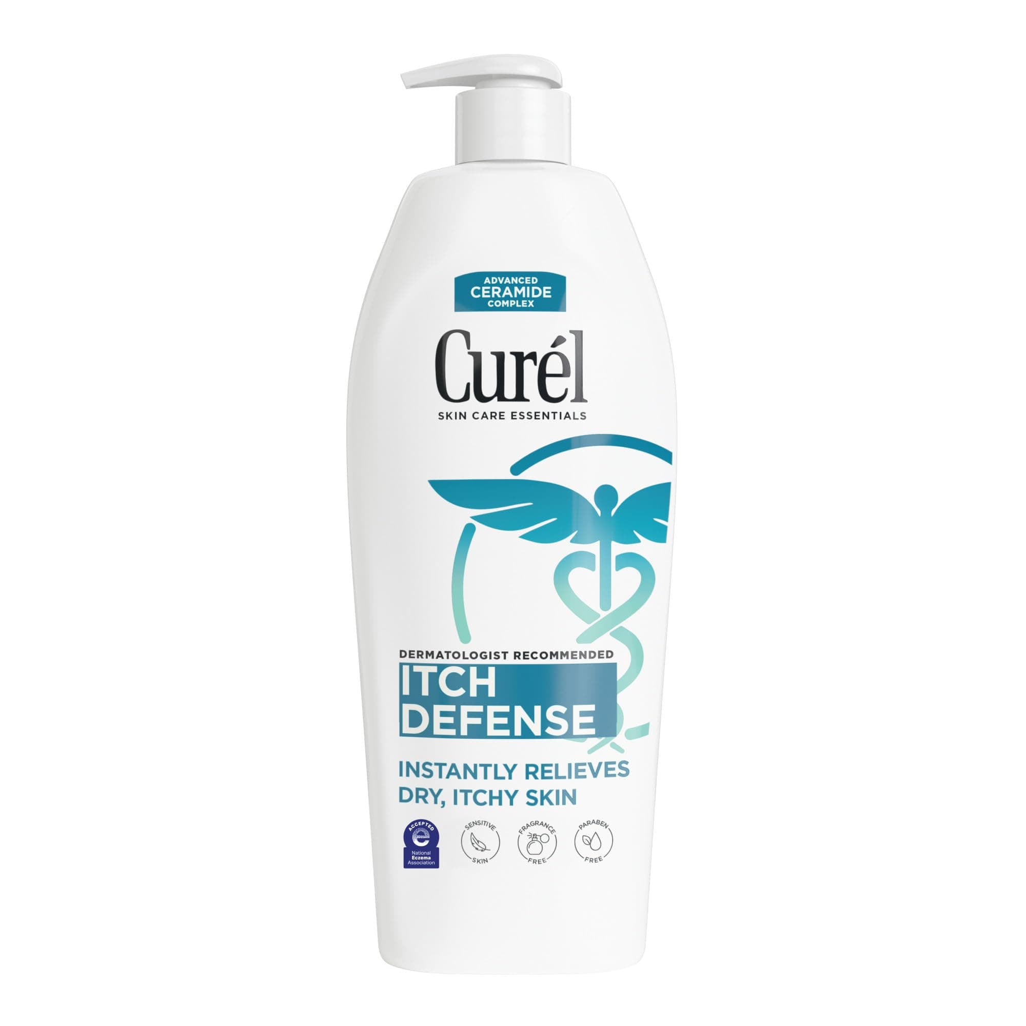 Curel Itch Defense Soothing Body Lotion for Sensitive Dry Skin, Barrier Support, 384 ml