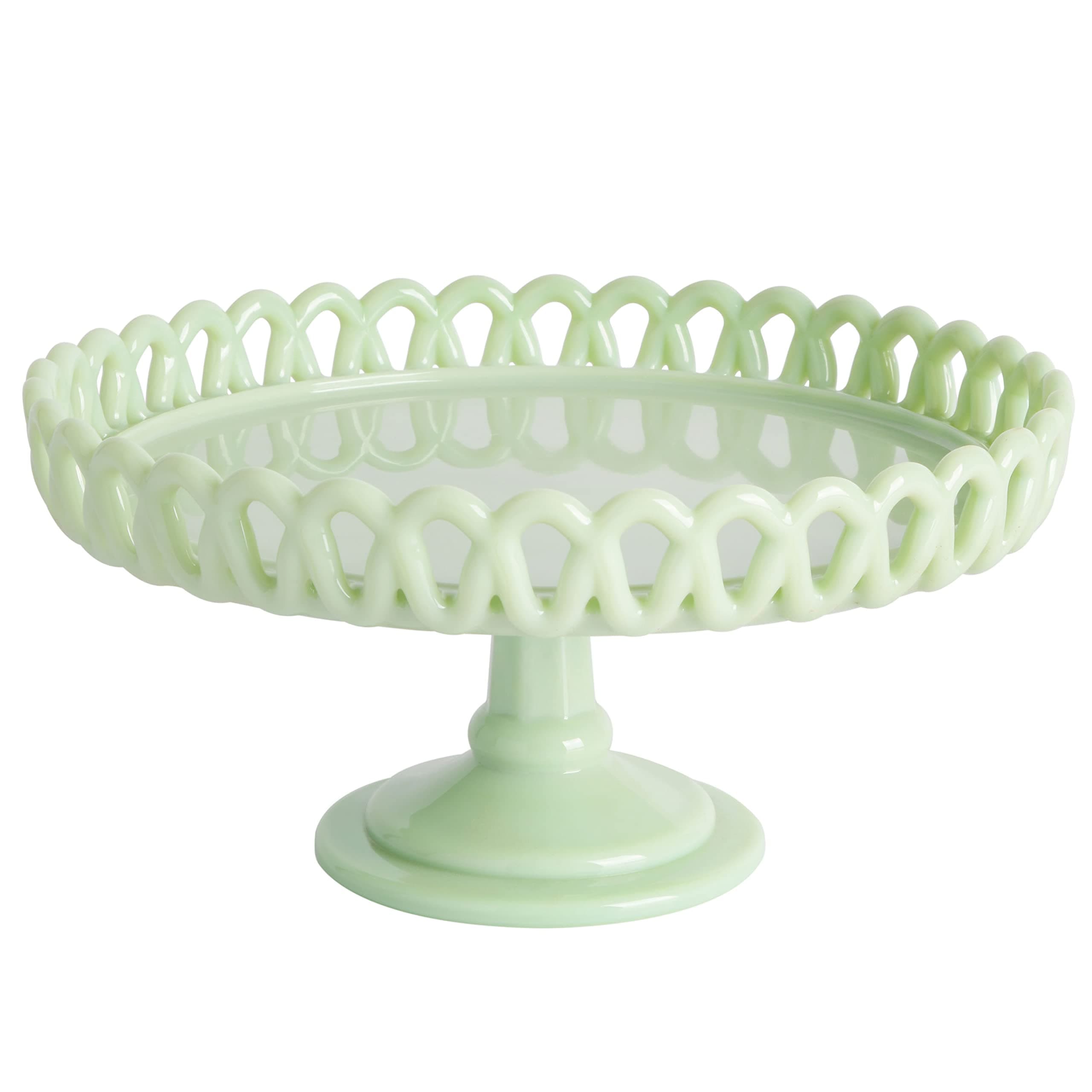 8.5" Cake Stand, Green