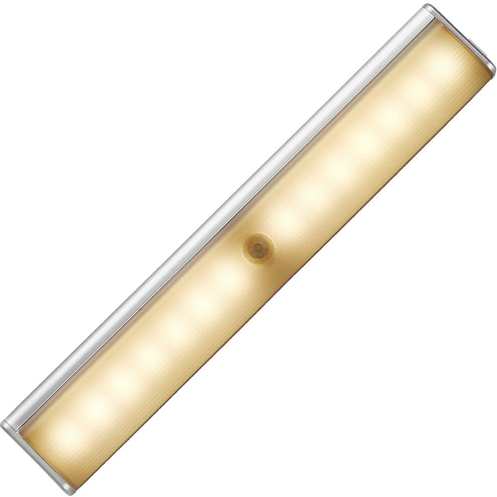 LED Motion Sensor Closet Light Rechargeable Battery Powered Light Bar Cordless Under Cabinet Lights with Stick-Anywhere Magnetic Hook & Loop Tape