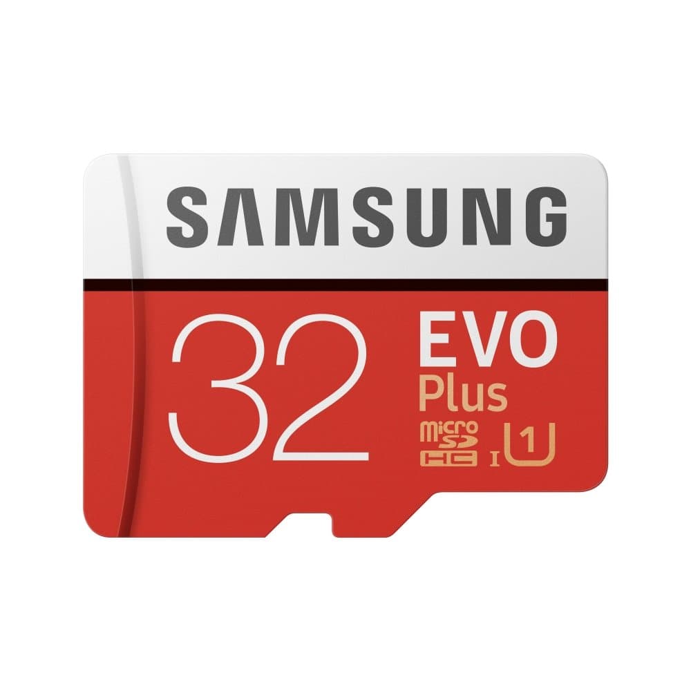 Samsung EVO Plus 32 GB microSDHC UHS-I U1 95 MB/s Full HD Memory Card with Adapter (MB-MC32GA)