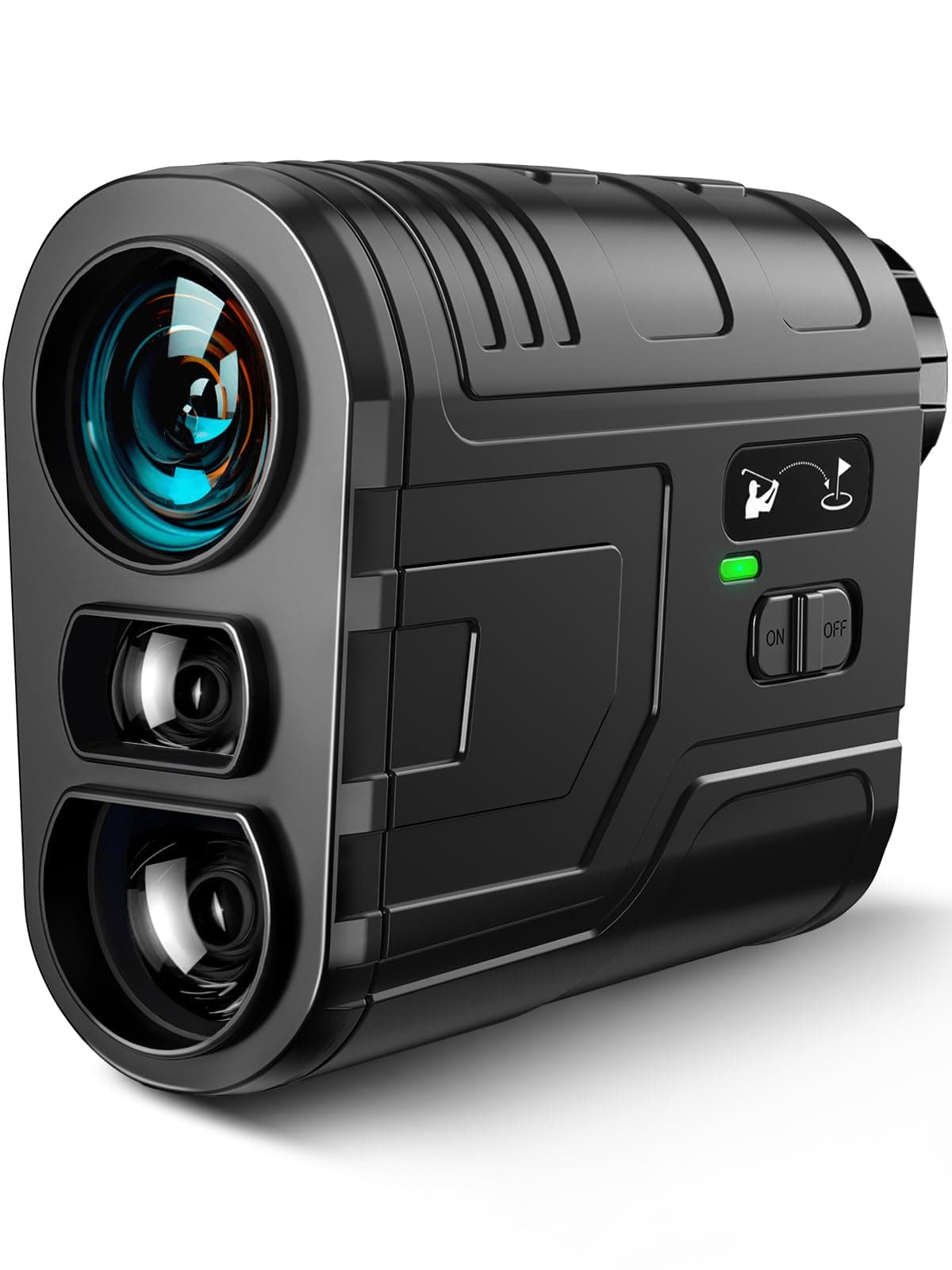 1200 Yards Range Finder Golf with Slope, 7X Magnification Range Finder, Lightweight Portable Rechargeable Rangefinder, Flag Lock Vibration, Switch for Legal, Range Finders for Golf Accessories