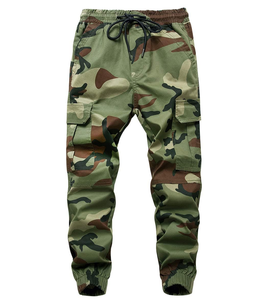 Boys' Pull-On Slim Fit Camo Cargo Jogger Pants