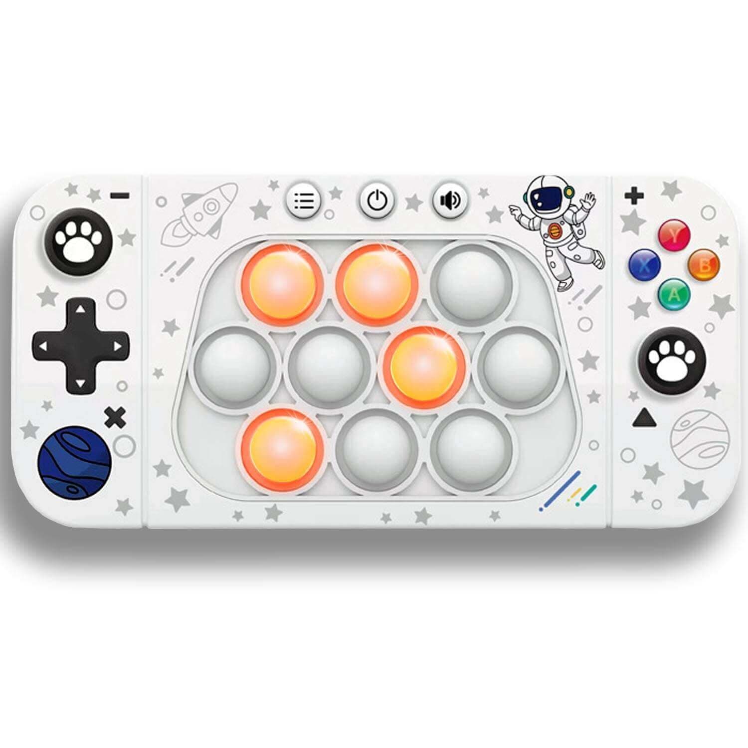 Fast Push Handheld Game, Pop Light Up Game Toys Upgraded Version 2, Lightly Push to Turn Off The Lit Bubbles. Fidget Sensory Toys for 6 7 8 9 Year Old Kids Boys & Girls & Teens Birthday Gifts