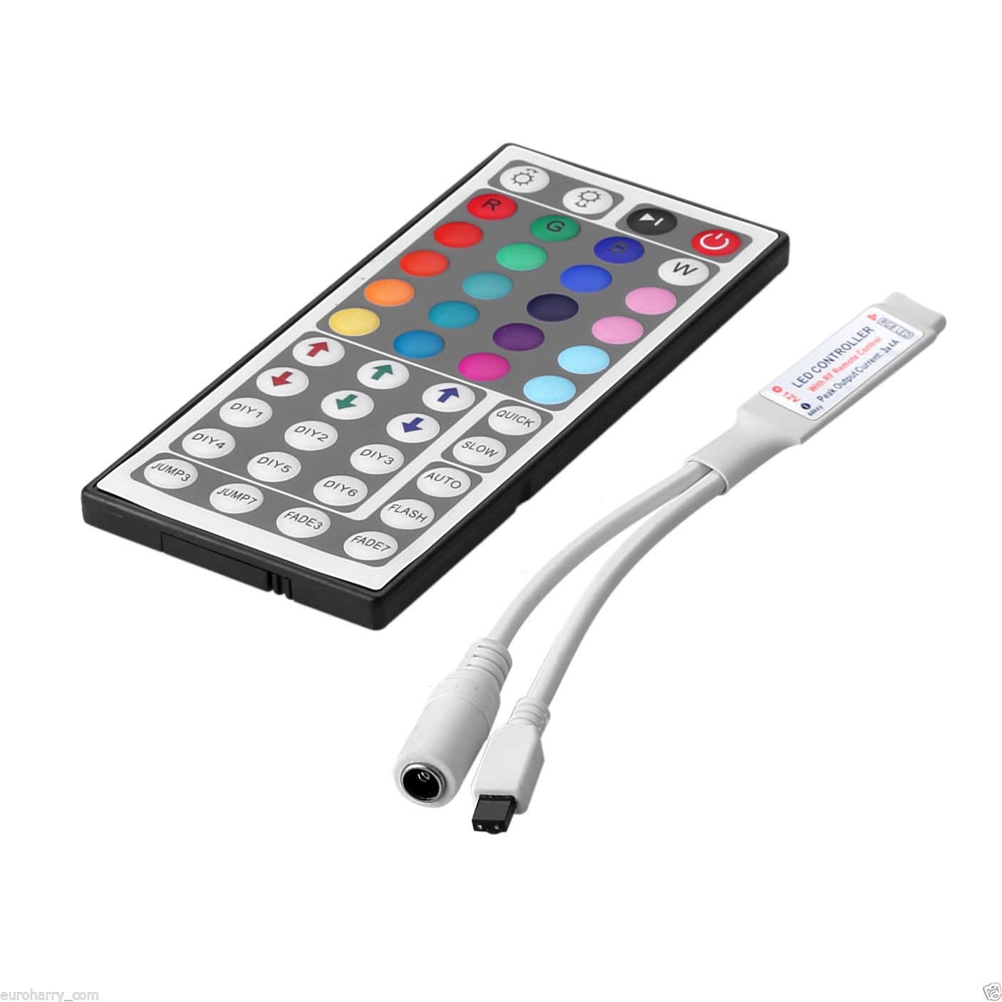 Marswell 2Pcs 44key IR Remote Controller for RGB LED Strip Light SMD5050 SMD3528