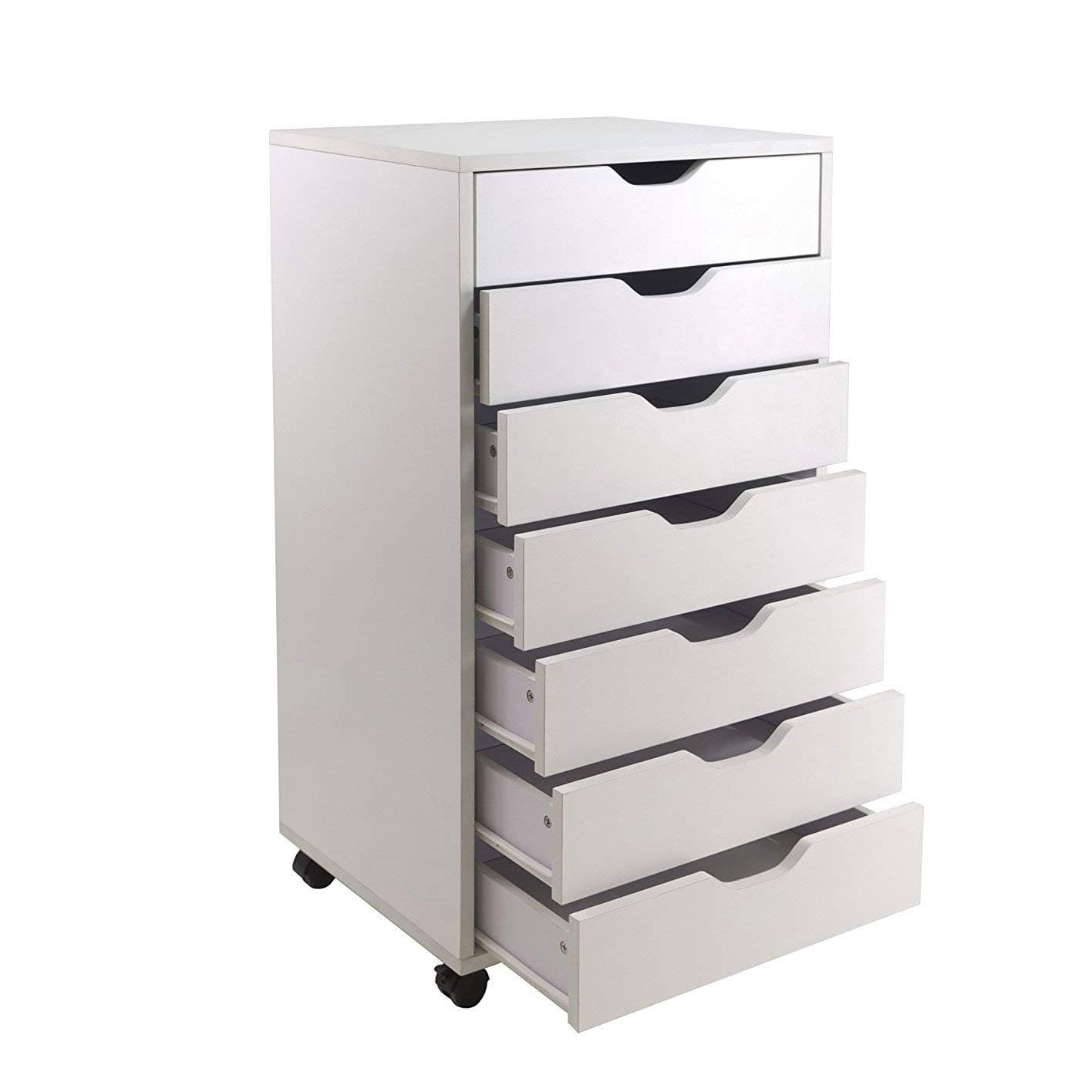 Winsome Halifax Storage/Organization, 7 Drawer, White (2 Pack (7 Drawer)) (2 Pack (7 Drawer))