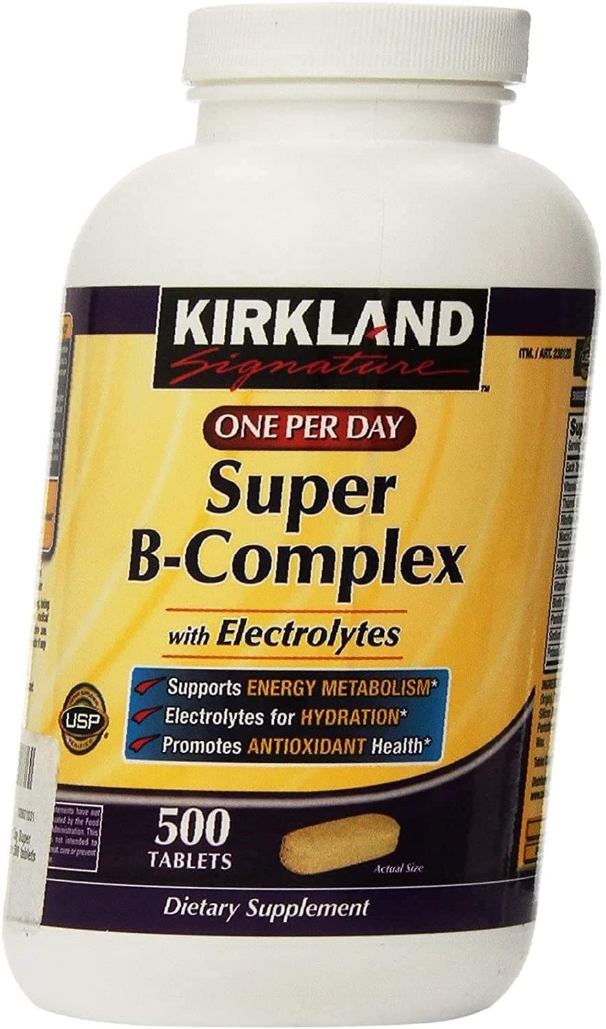 Signature One Per Day Super B-Complex with Electrolytes (500 Tablets)