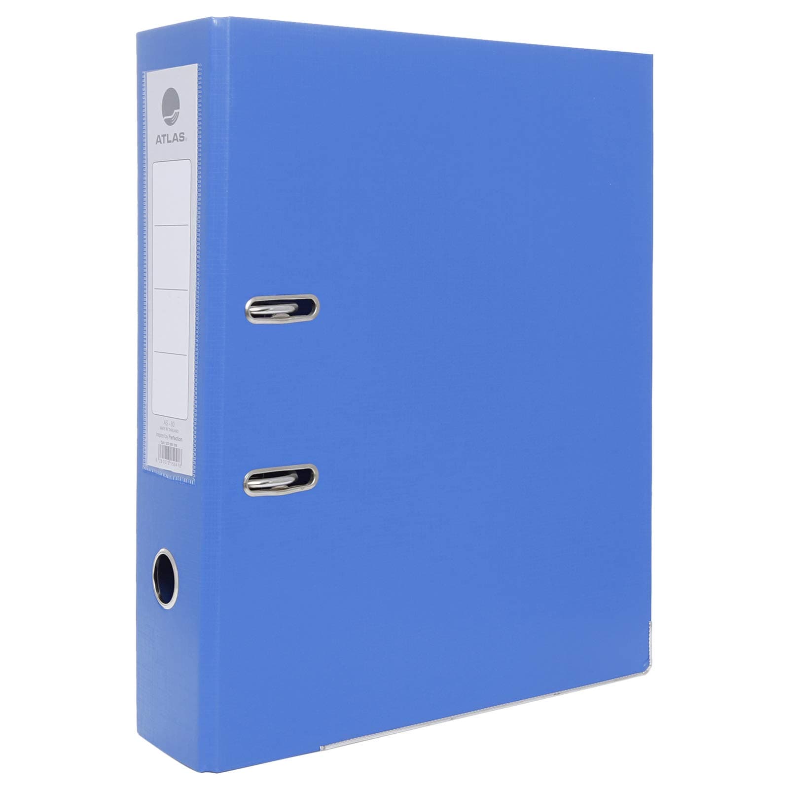 2-Ring A4 Sheet Size PP FS Box File, 80 mm Spine Width, Blue
