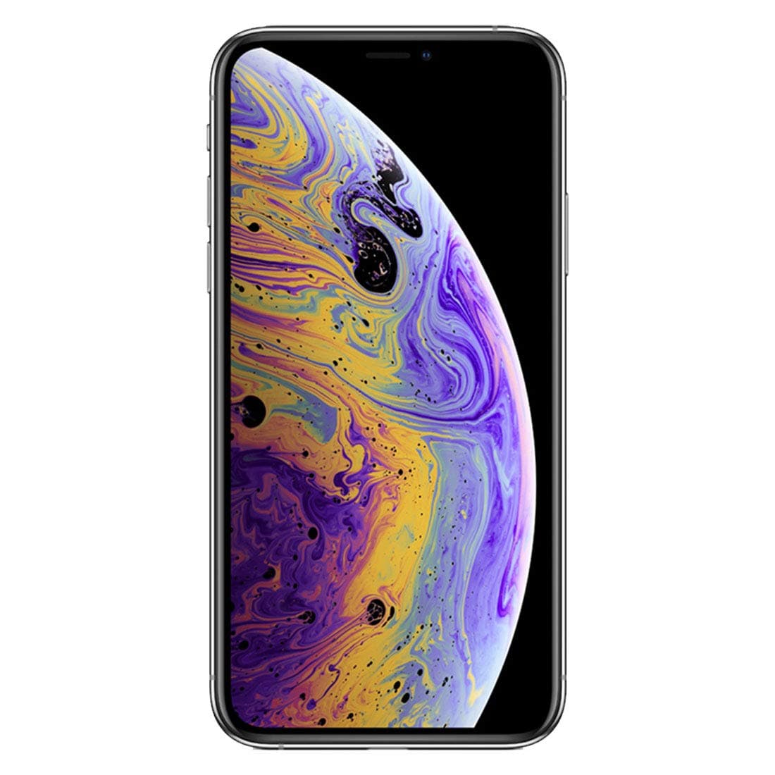 Apple Iphone XS Max, 256GB, Silver - Fully Unlocked (Renewed)