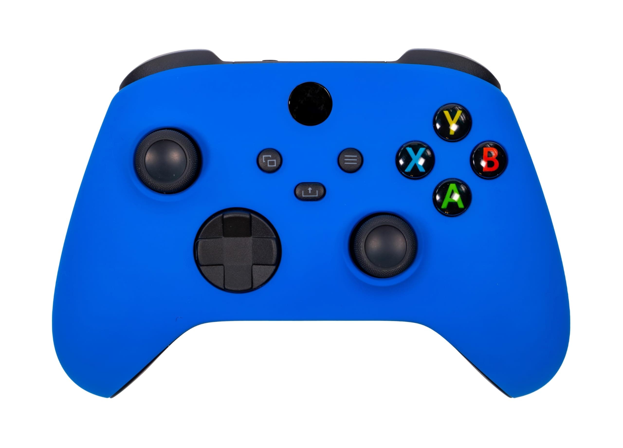 Xbox One Series X S Custom Soft Touch Controller - Soft Touch Feel, Added Grip, Cool Blue Color - Compatible with Xbox One, Series X, Series S