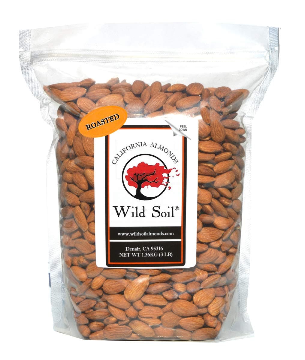 Wild Soil Beyond Almonds – 20% Higher Protein Than Other Almonds, Distinct and Superior to Organic, Dry Roasted, Unsalted