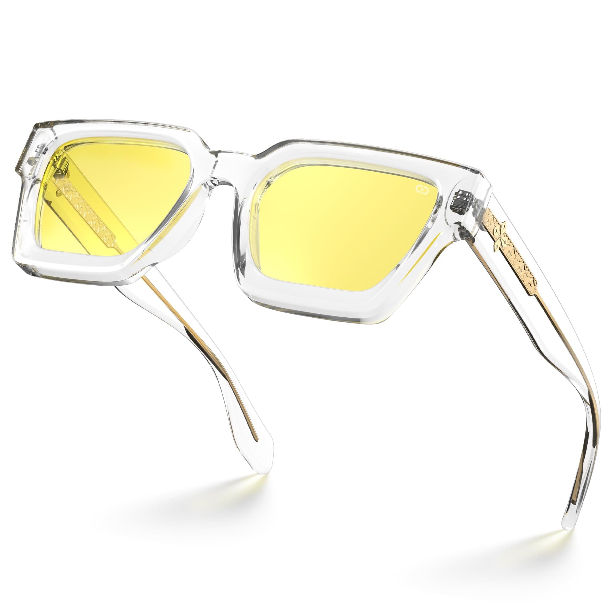 VISOONEBlue Light Blocking Glasses Rectangle Chic Preppy Look MultiColor Frame for Women Men RIVER