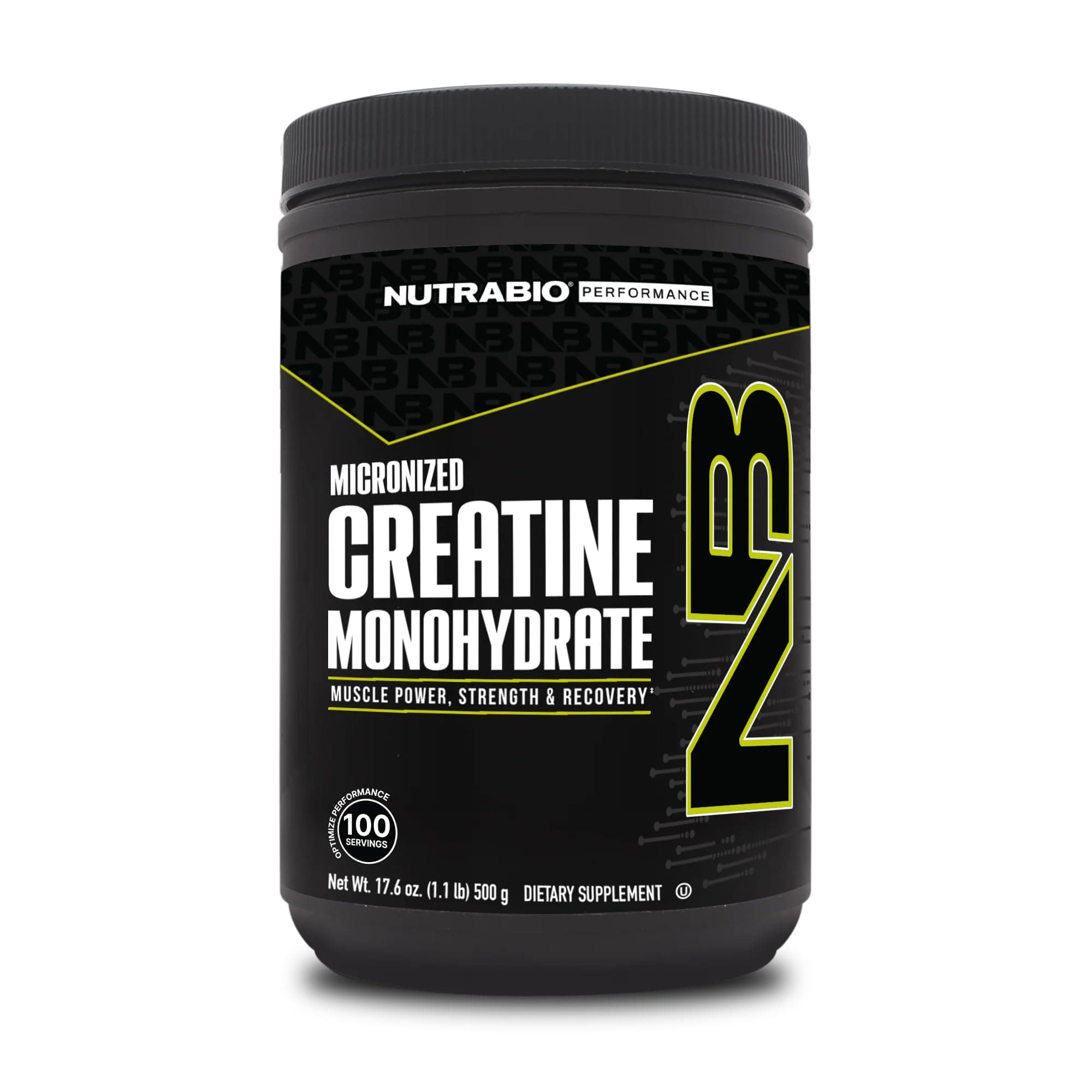 NutraBio - 100% nnwrdph1 Creatine · Monohyde Rate - 1 lb