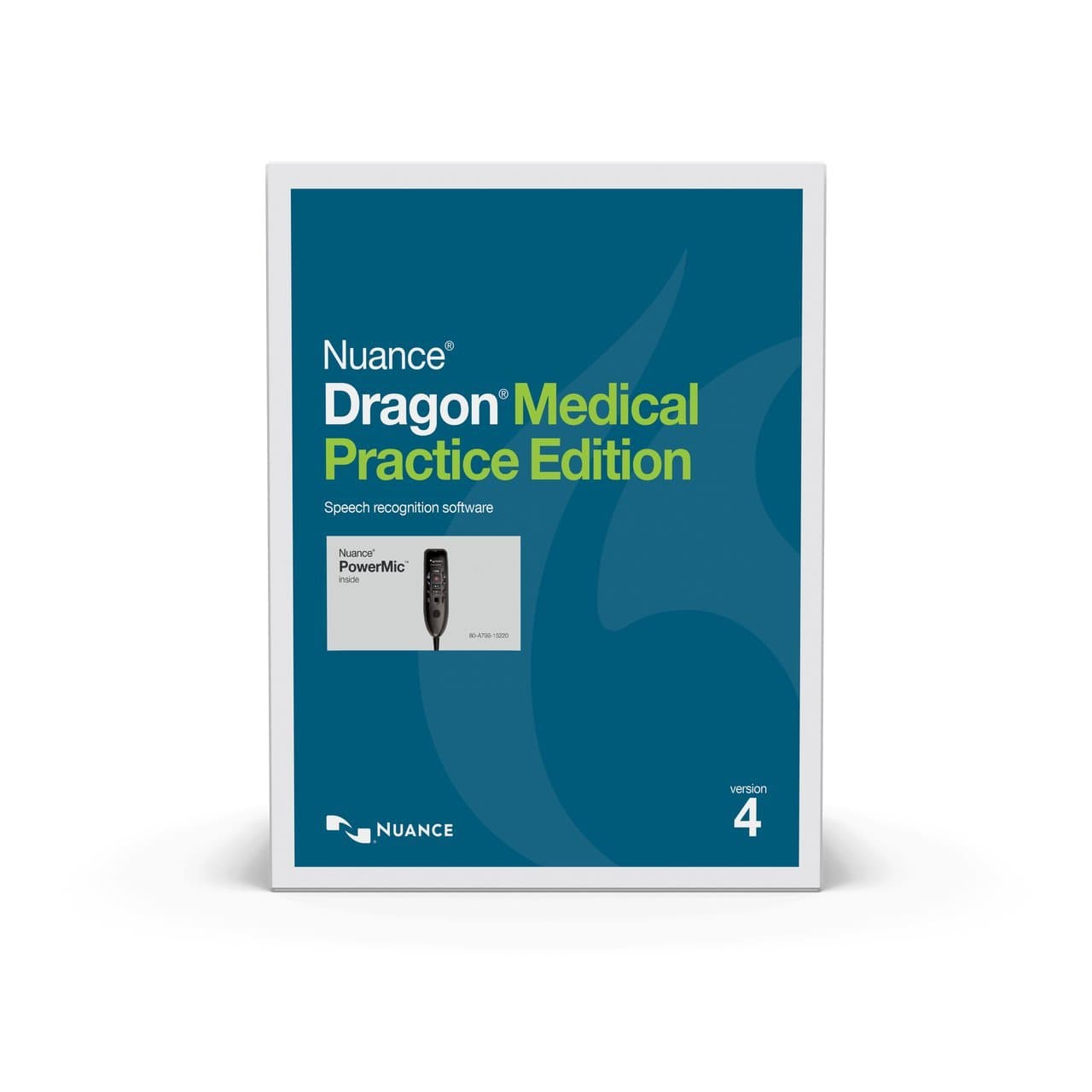 Nuance® Dragon® Medical Practice Edition 4 Speech Recognition Software and Nuance® PowerMicâ„¢ III with 3ft Cord for Windows