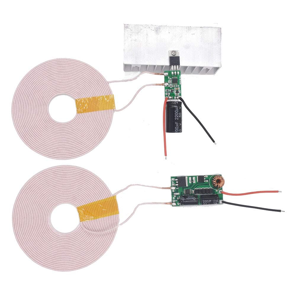 Taidacent 7-30mm 24-32V Input 24V4A Output 100w Wireless Charger High Power Long Distance Wireless Power Supply Module Wireless Charging Module DIY