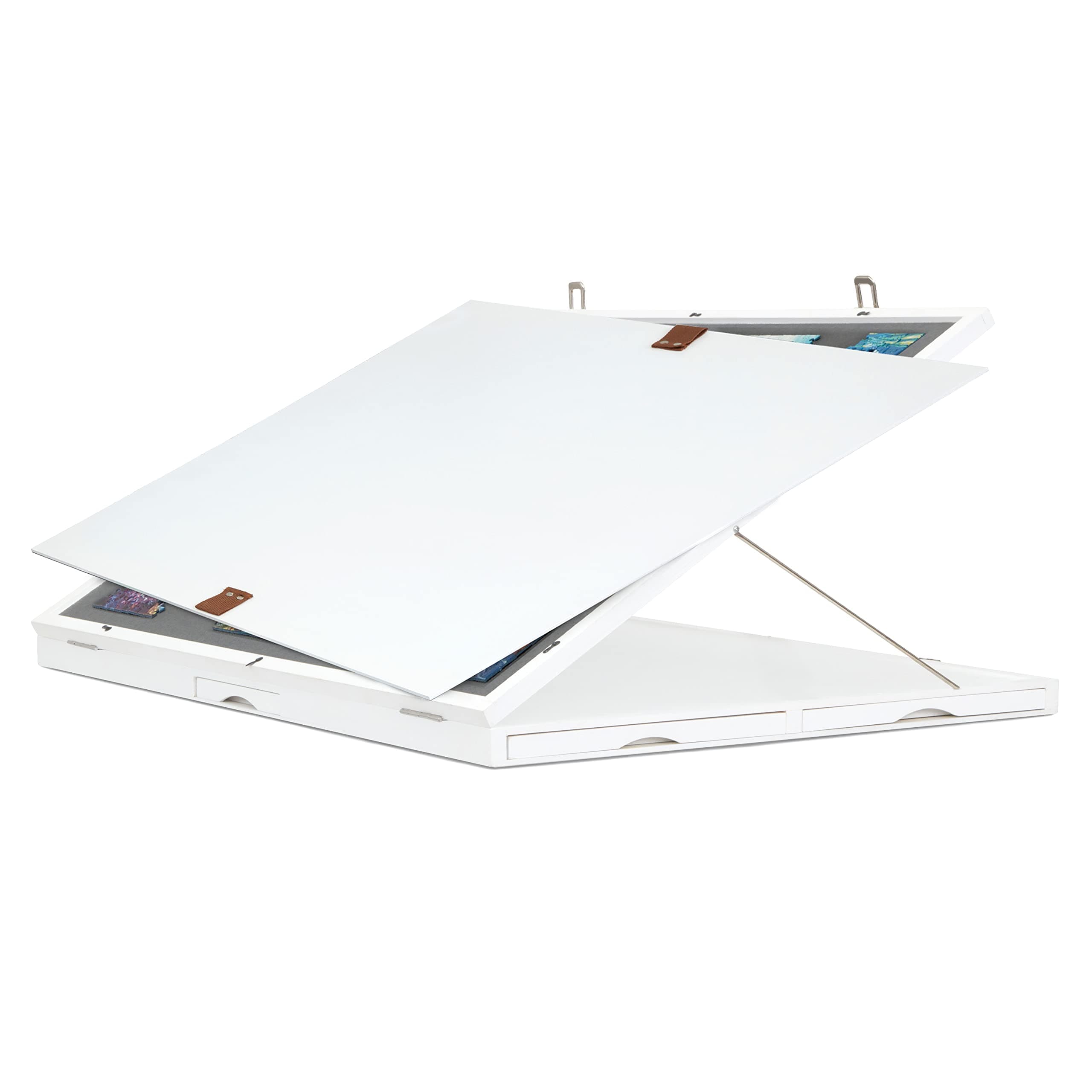 JumblPremium 1500-Piece Tilting Puzzle Table with Felt Surface, Interlocking Cover, and Removable Sorting Drawers | 27” x 35” Wooden Board | Reinforced Hardwood Construction