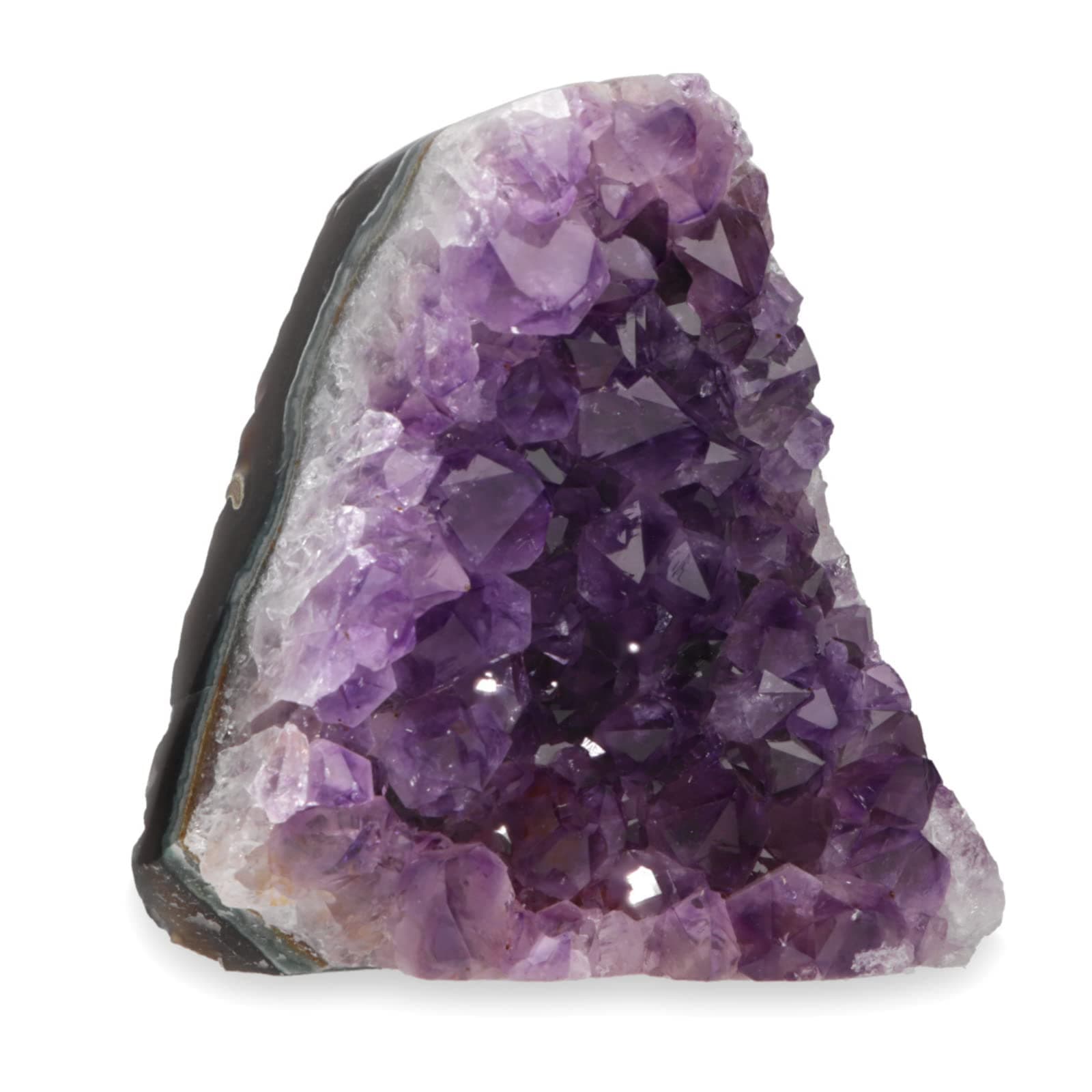 Deep Purple Project Amethyst Clusters Quartz Crystal Geode 1/2 Lb to 1 Lb Plus: Premium Gift Box Spiritual Healing Stone