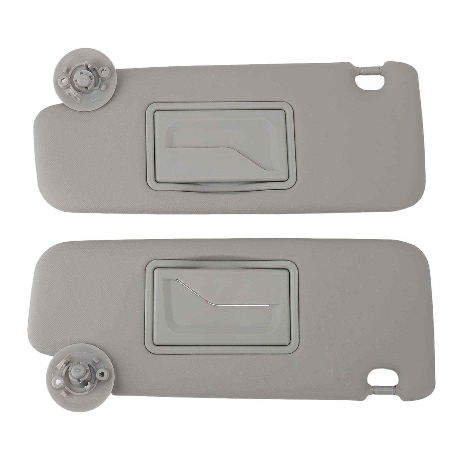 gernie Left Driver & Right Passenger Side Sun Visor, UV Blocking Gray Sun Visor with Mirror for SONIC, MATIZ, SPARK, Easy Installation, Quality Materials, gernieq0sw4ka1g7