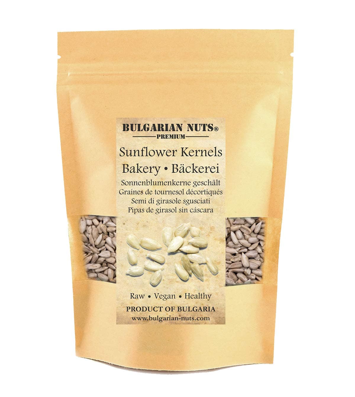 2 Kg Sunflower Kernels, Bakery Grade, Raw, Whole, Fresh, Extra Clean