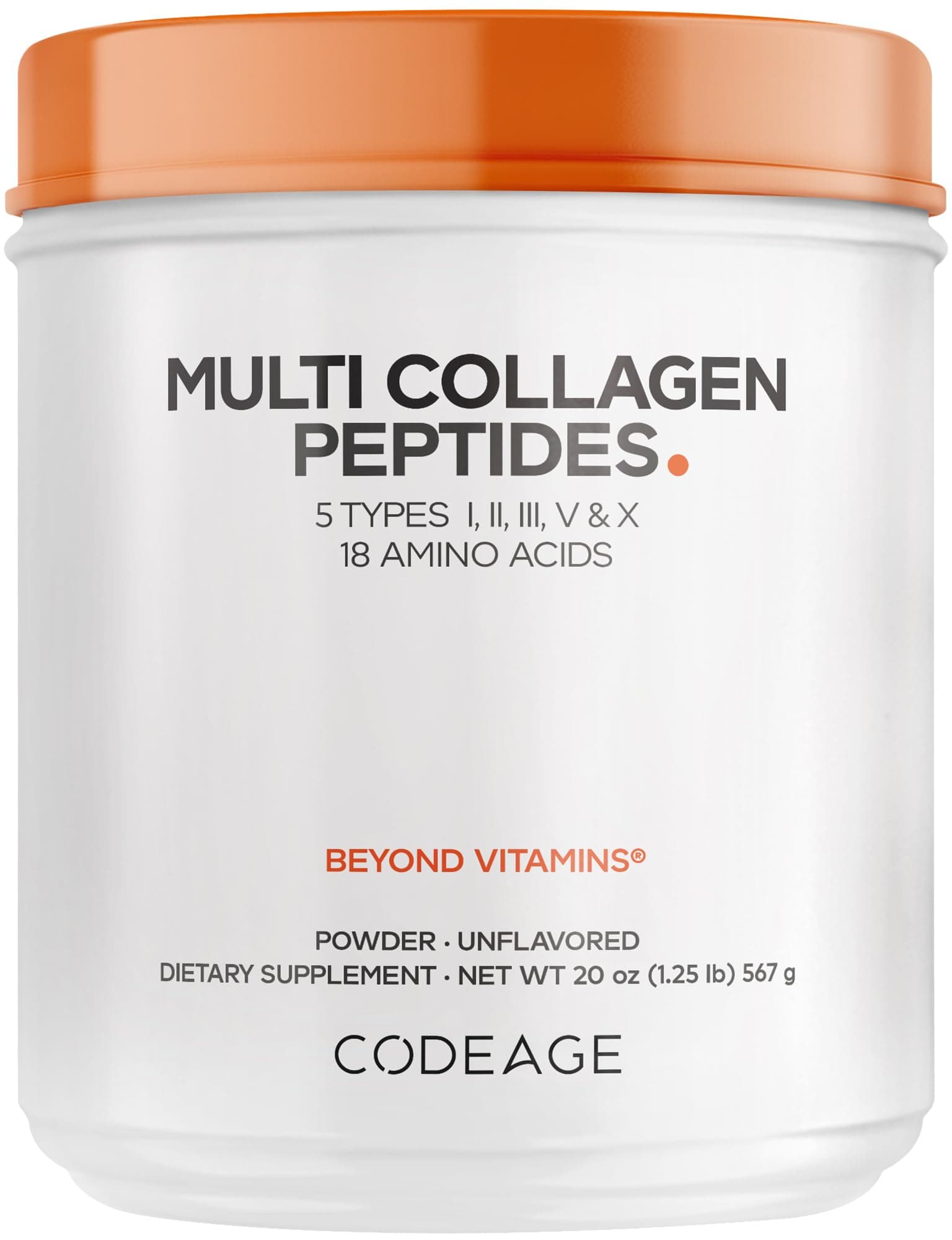 Codeage Code Age Multi-Collagen Protein Powder Hydrolyzed - 20oz