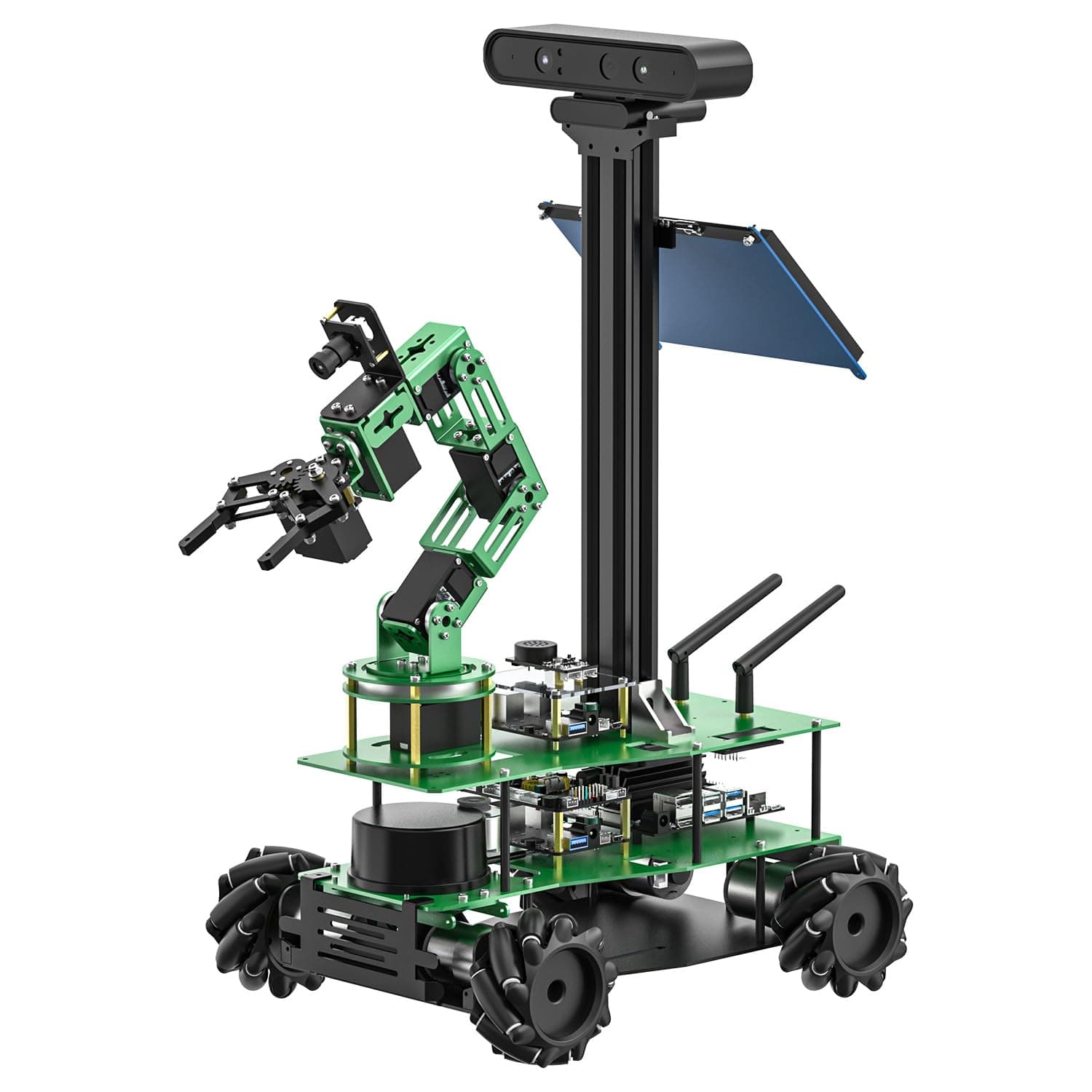 Jetson Nano B01 NVIDI-A Rosmaster X3 Plus Mapping Navigation, Multi-Point Navigation, Path Planning, Obstacle Avoidance and Follow (Ver-Nano X3 Plus with Nano SUB)