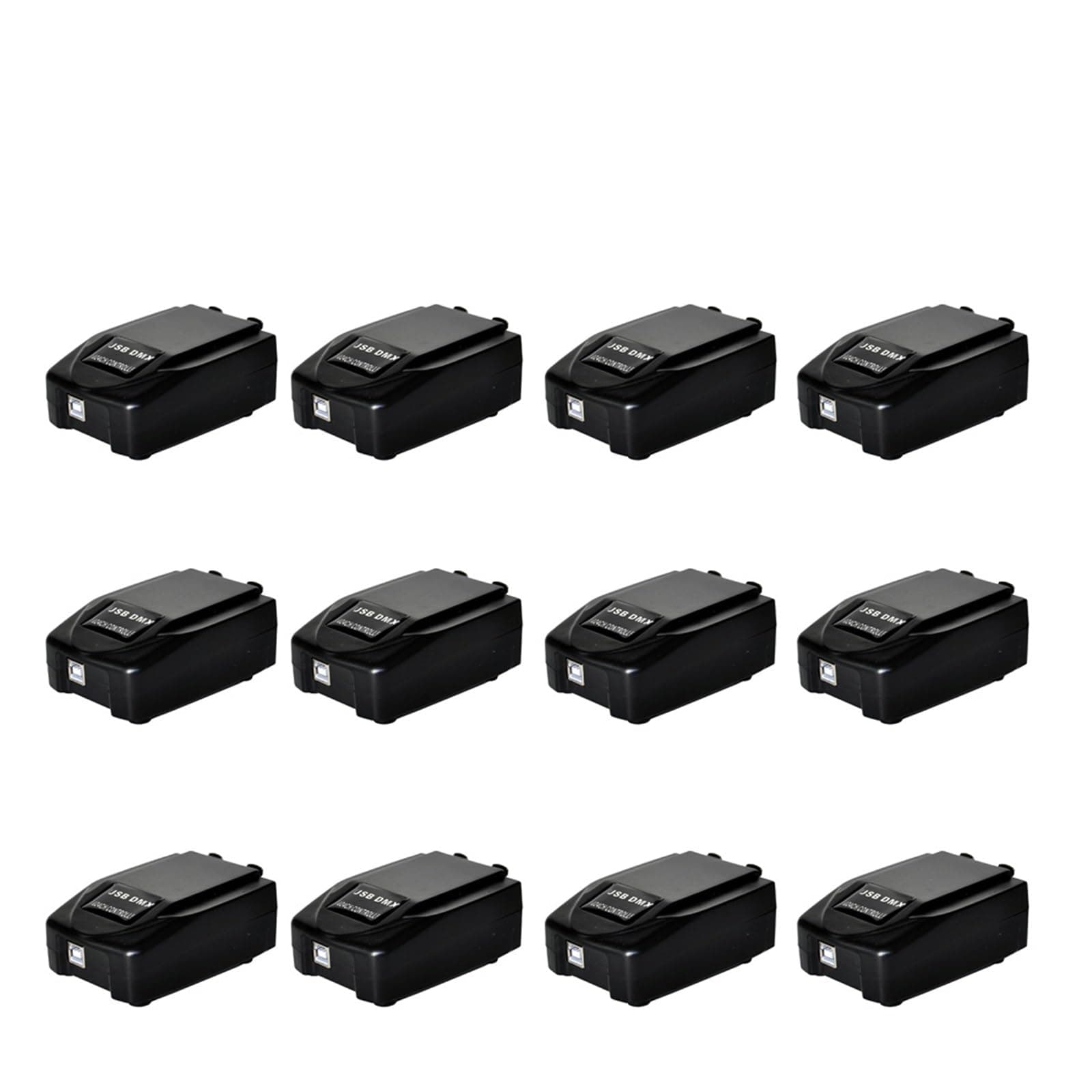 Light Jockey USB 2.95 DMX Interface 1024 Channel Software USB DMX PC 3D Stage Lighting Controller WIN7 WIN10 (Color : 12 unit)