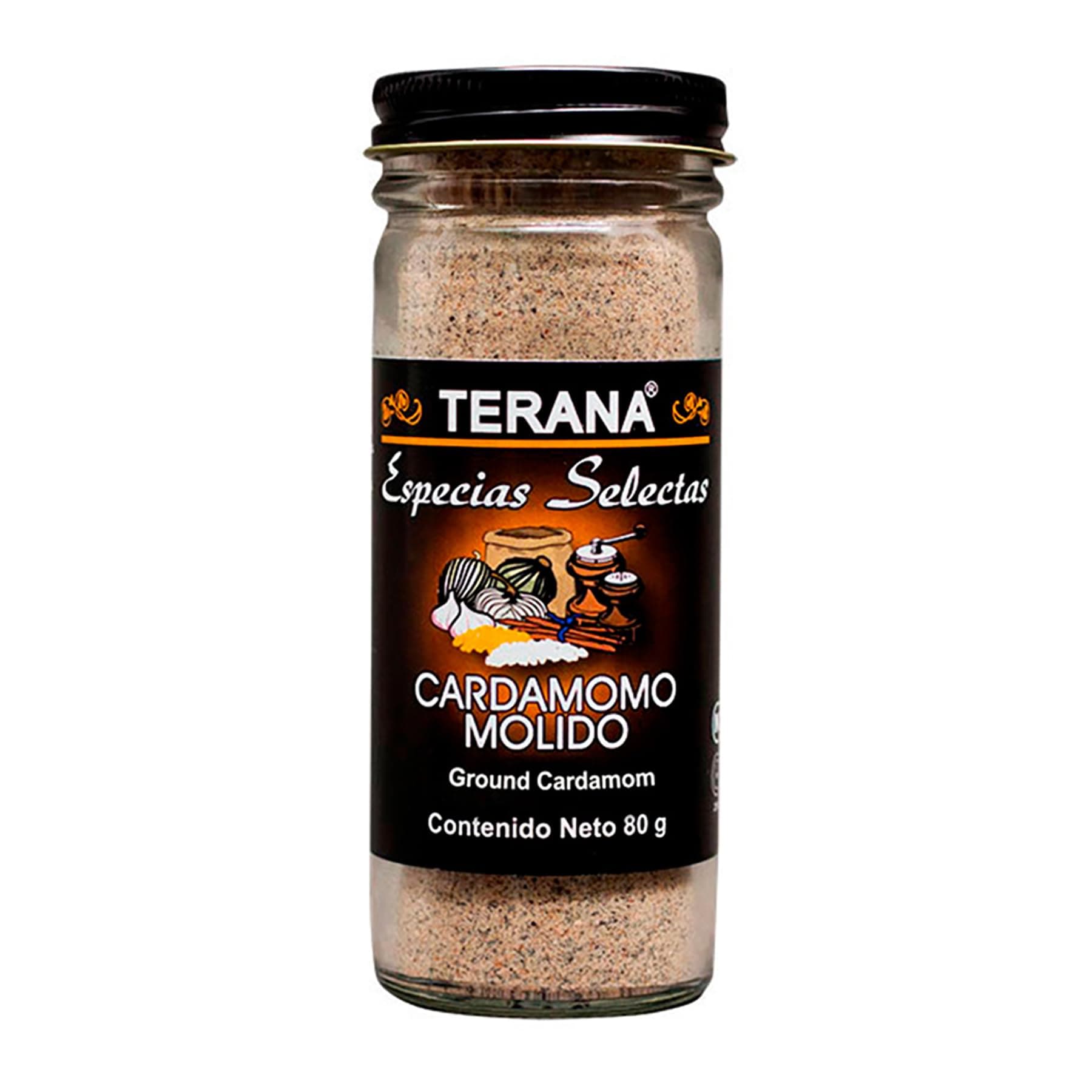 Terana Ground Cardamom, 2.82 Ounce