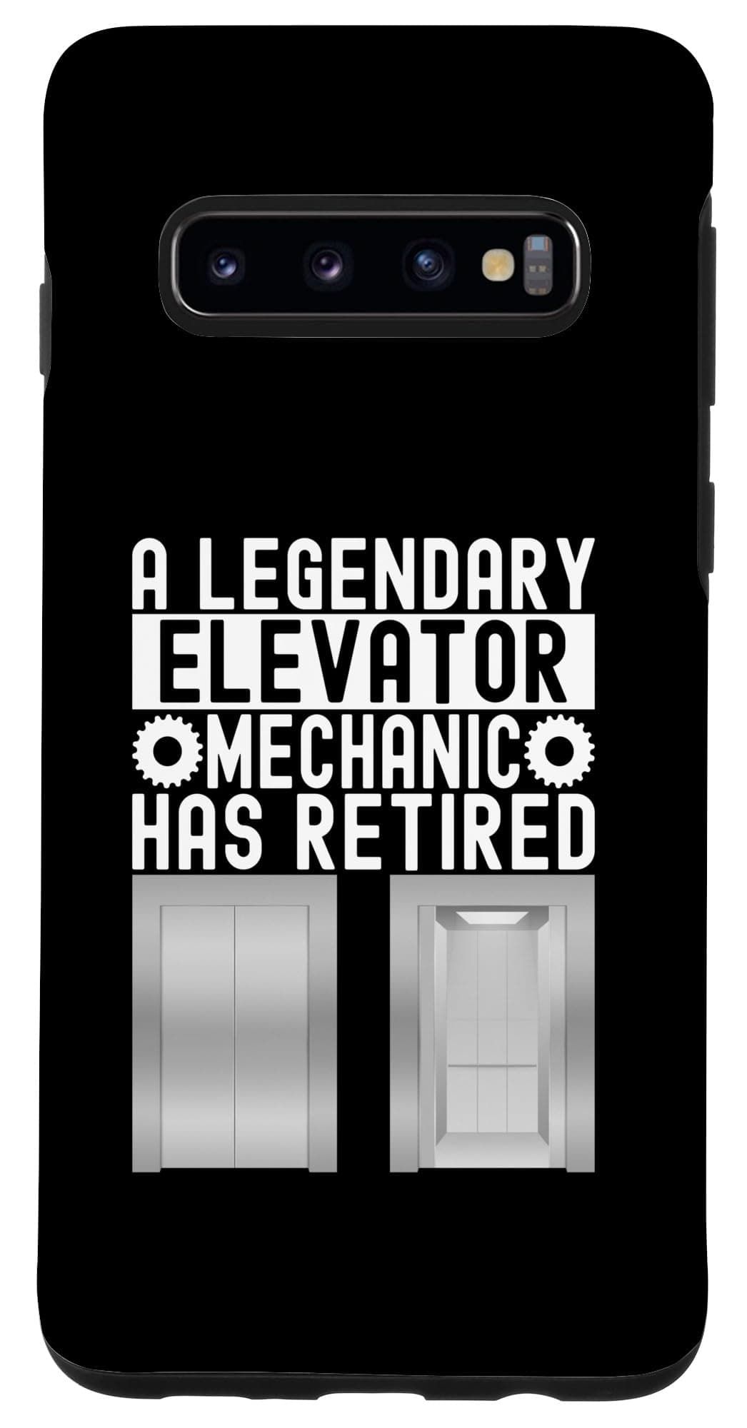 Retired Elevator Mechanic Gifts for ElevatorGalaxy S10 Retired Elevator Mechanic Elevator Technician Case