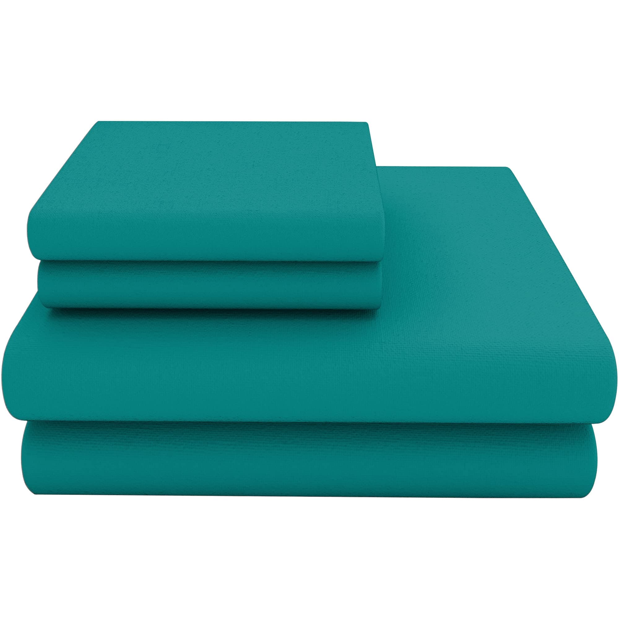 KOHSARTeal Flat Sheets Double Flat Sheet - Easy Care Flat Sheet Double Sheet Flat Bed Sheets Double - Poly Cotton Flat Sheet Double Flat Sheets Double Cotton - Double Top Sheets Double Bed