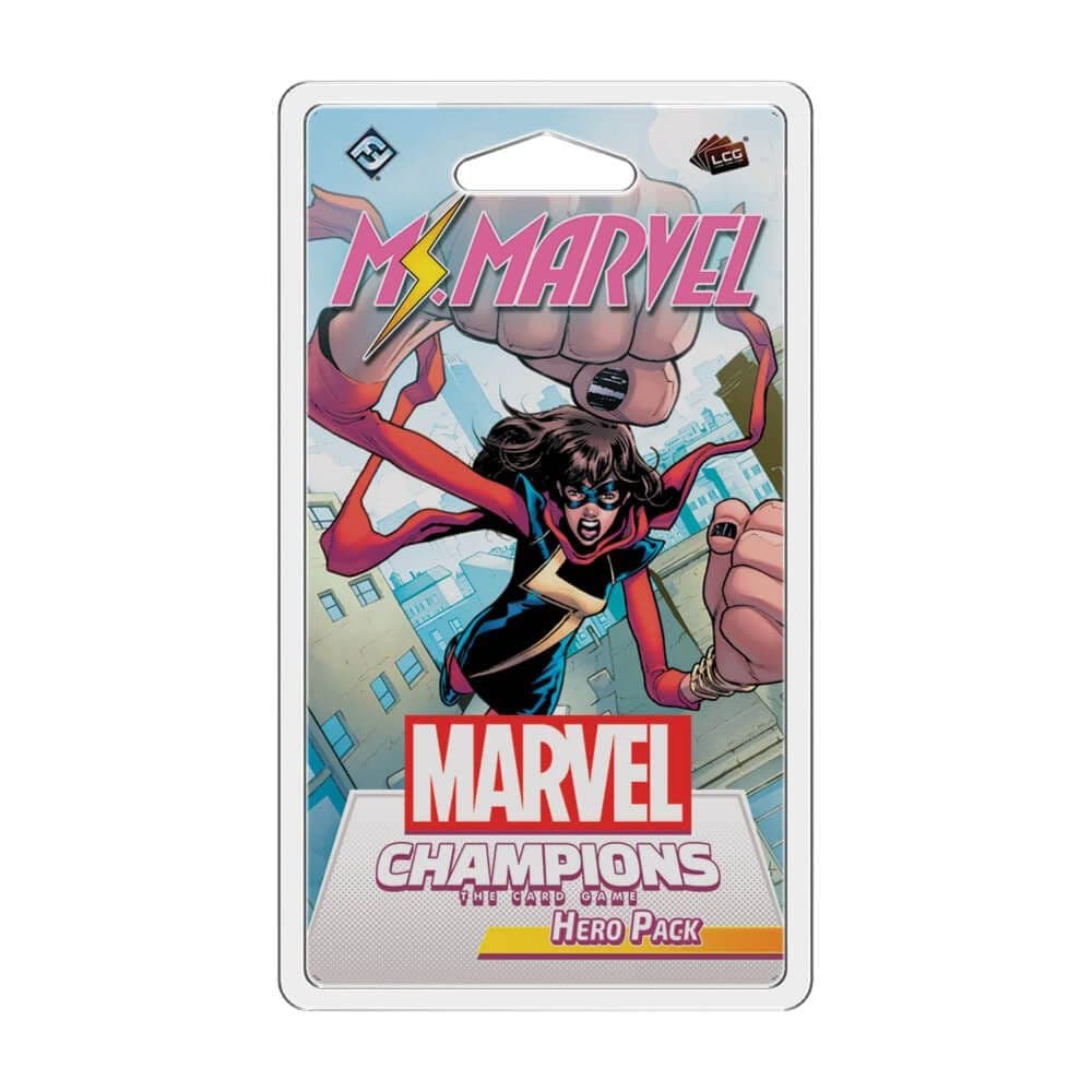 Marvel Champions The Card Game Ms. Marvel HERO PACK - Cooperative Superhero Strategy Game for Kids and Adults, Ages 14+, 1-4 Players, 45-90 Minute Playtime