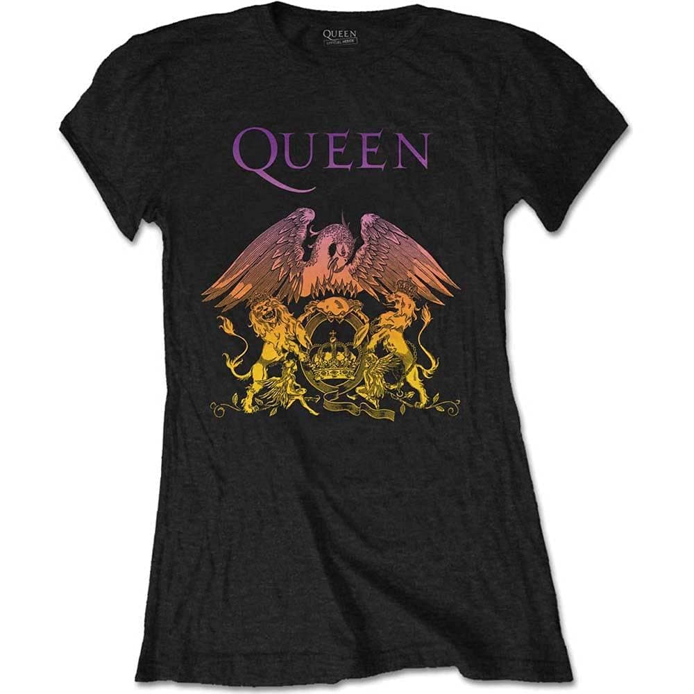 Rockoff TradeWomen's Queen Gradient Crest T-Shirt