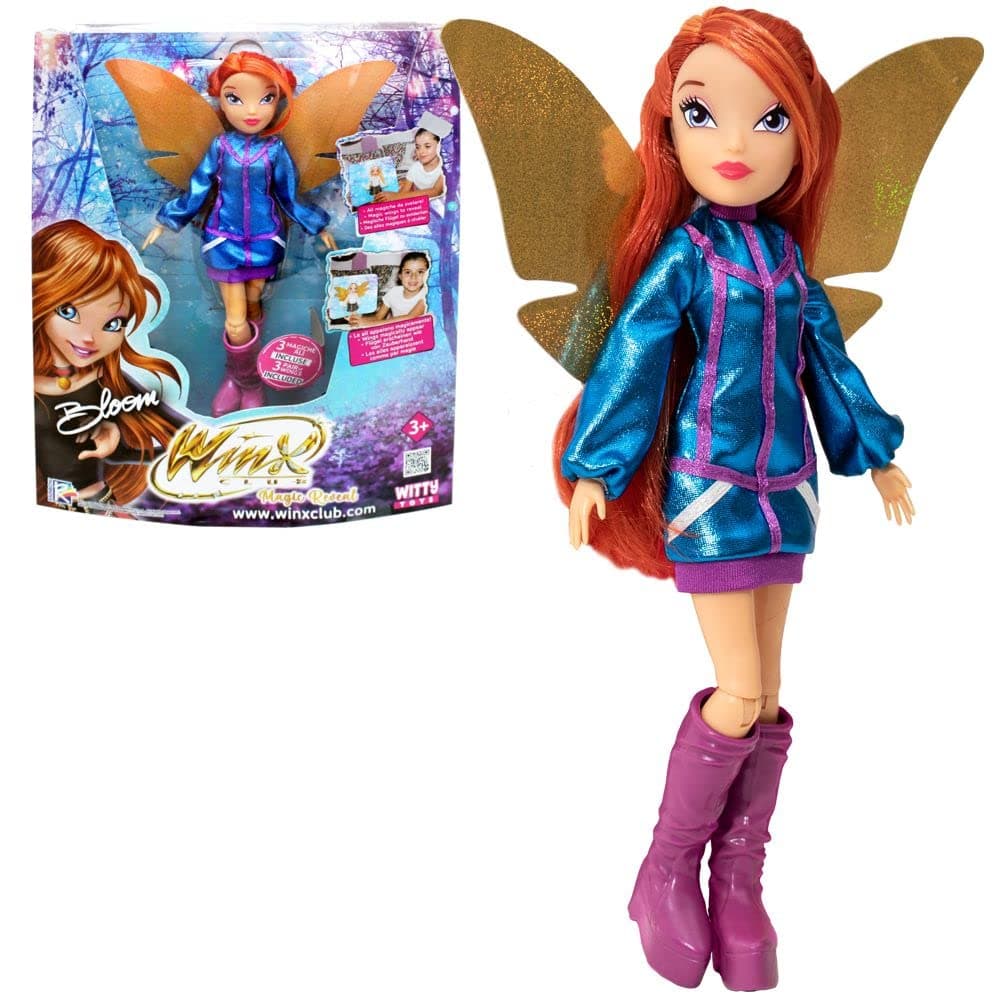 Winx Club Bloom Magic Reveal Doll Interchangeable Wings