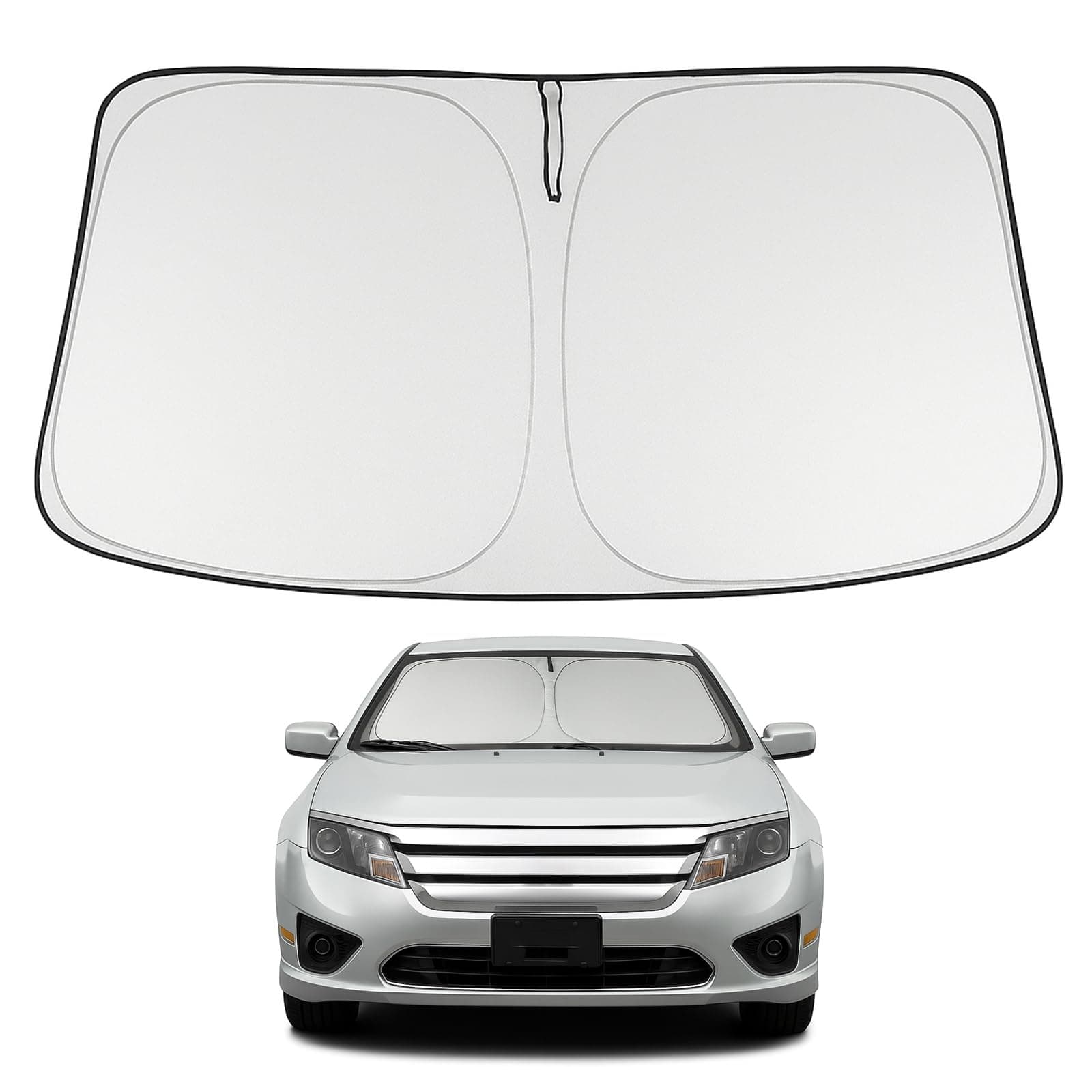 Proadsy Windshield Sunshade fo Fusion