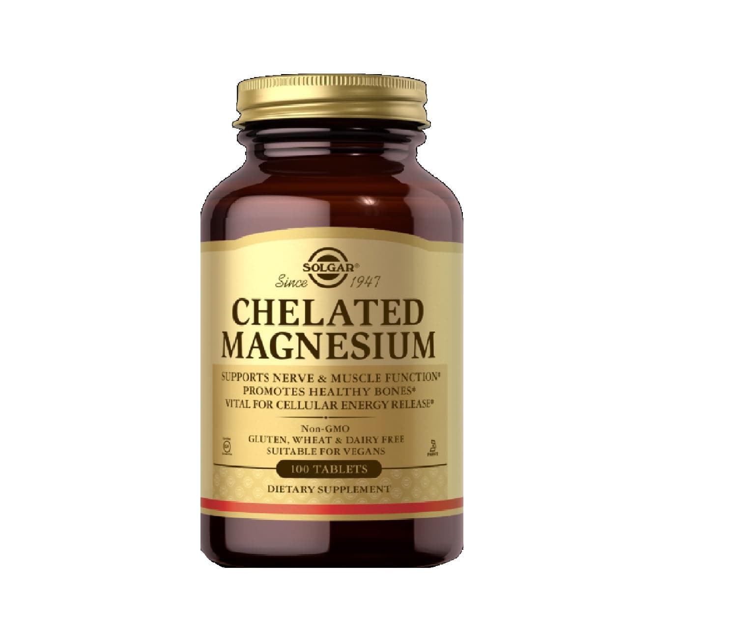 Chelated Magnesium, 100 Tablets