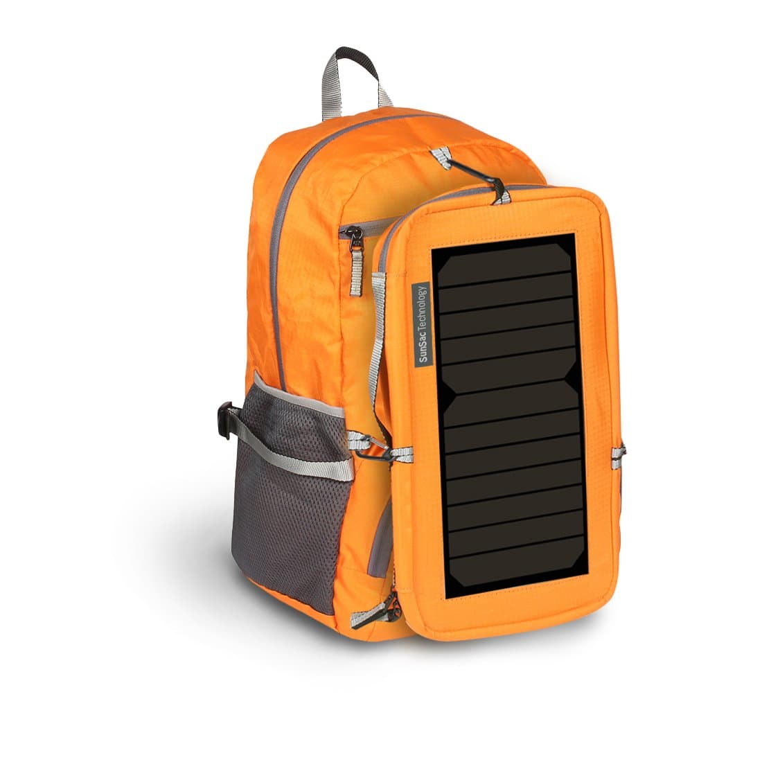 Uniser Industries Sunsac Spectro Polyester Orange Solar Panel Eco-Friendly Backpack