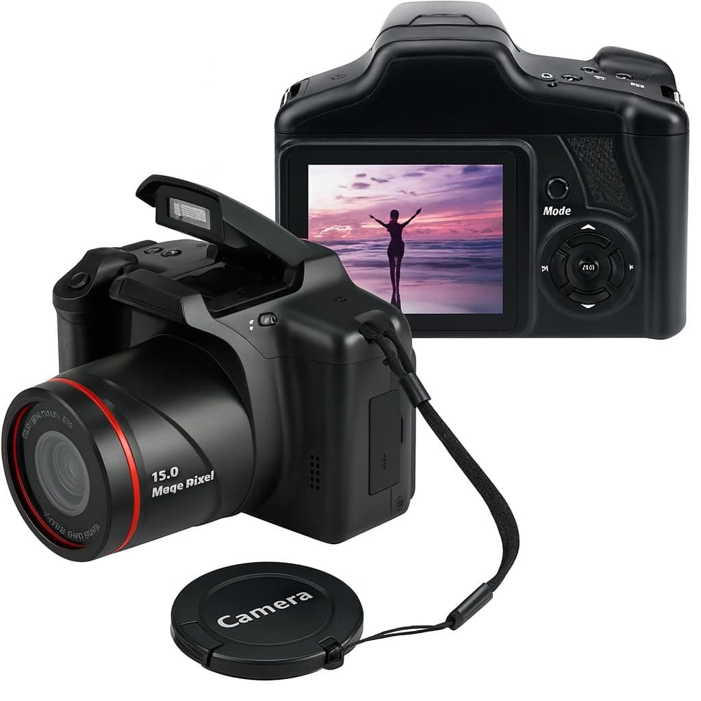 16MP Digital SLR Camera, CMOS Sensor, 2.4" LCD, 16X Zoom