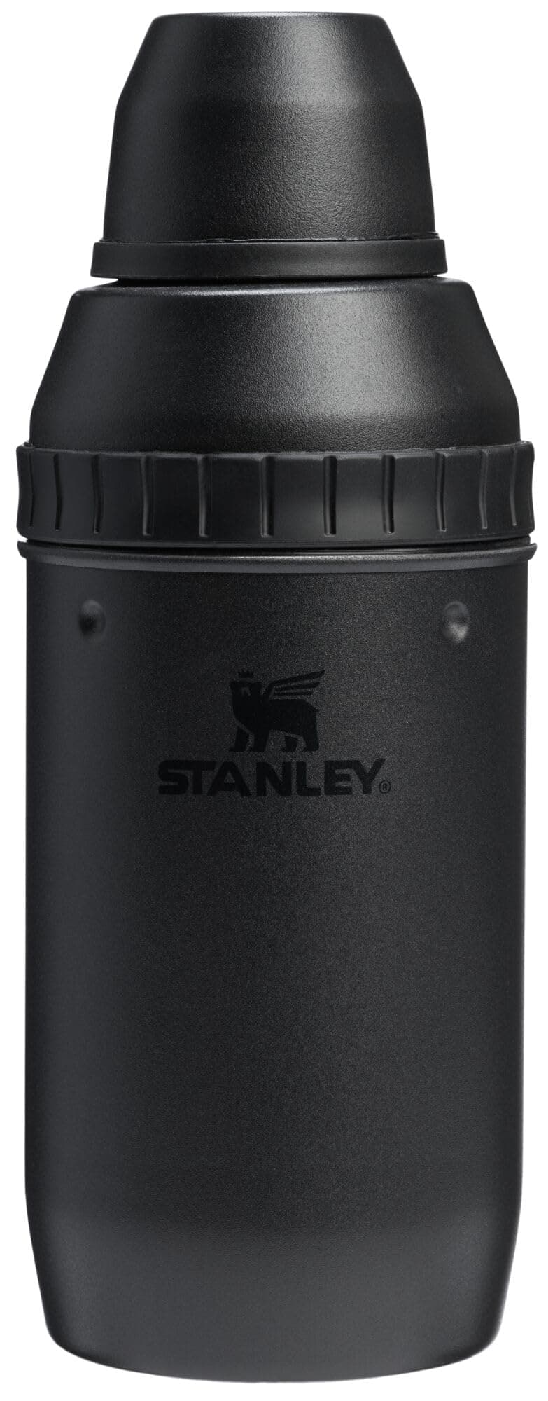Stanley Happy Hour Cocktail Shaker Set 20 oz | Bartender Kit for Camping and Travel | Cocktail Drink Mixing Set with 2 Cups | Insulated Stainless Steel | BPA-Free | Black 2.0